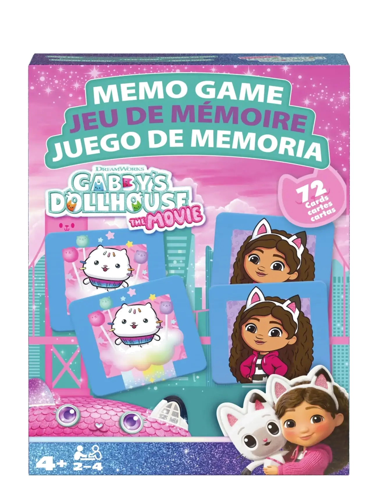 Spinmaster Games - Gabby's Movie Memo Game w. 72 Cards - memo - multi - 1