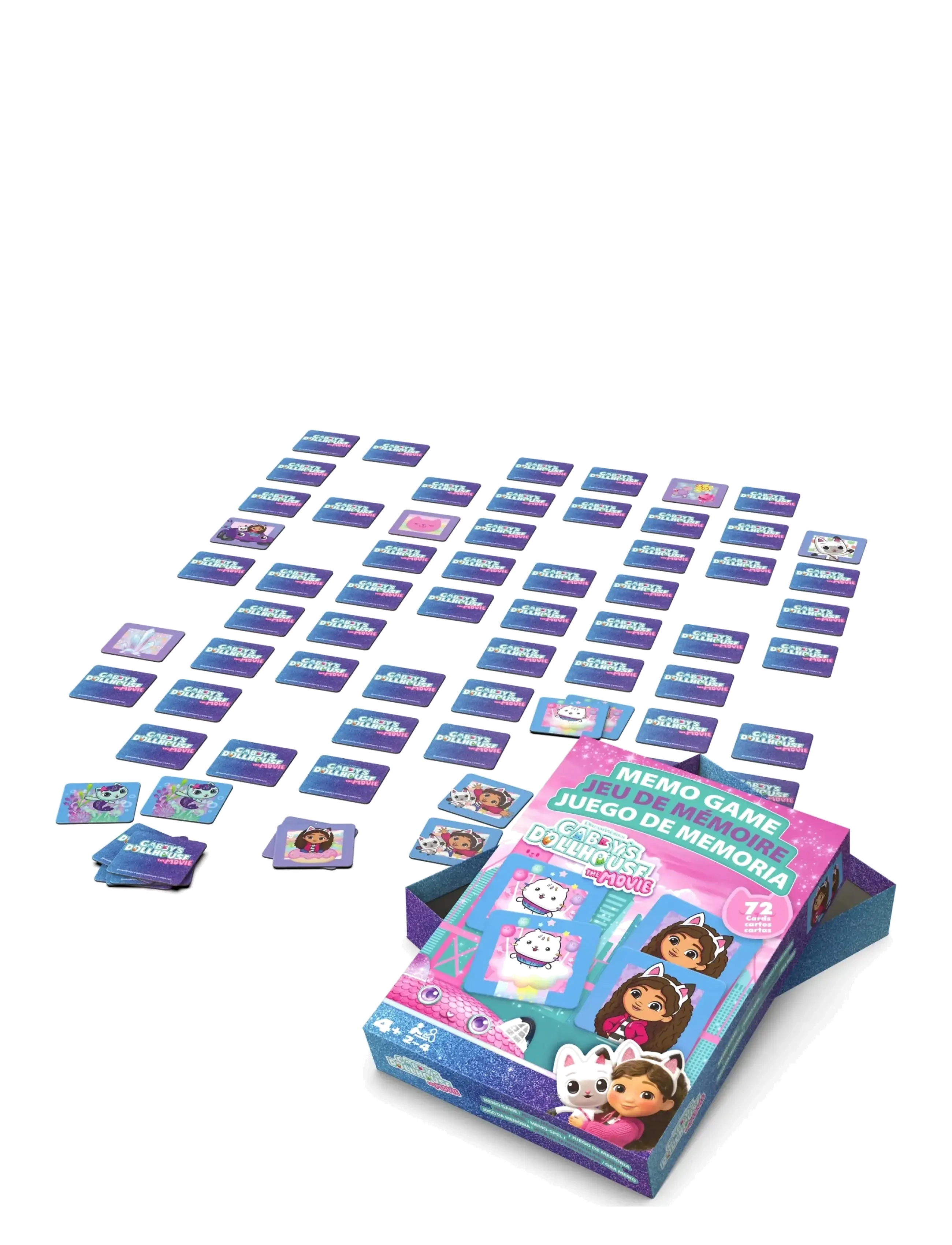 Spinmaster Games - Gabby's Movie Memo Game w. 72 Cards - memo - multi - 4