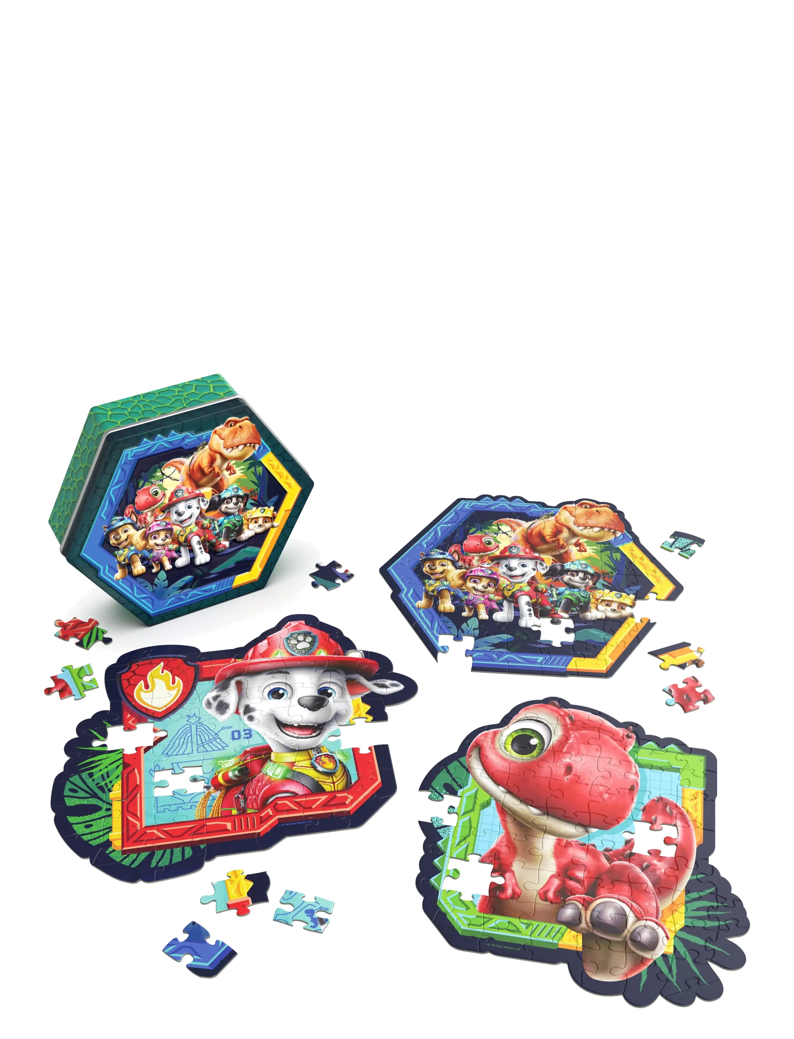 Spinmaster Games Paw Patrol Movie 3 3 Signature Puzzles - Leksaker - MULTI / multi
