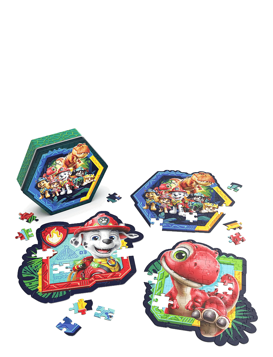 Spinmaster Games - Paw Patrol Movie 3 3 Signature Puzzles - klassiska pussel - multi - 0