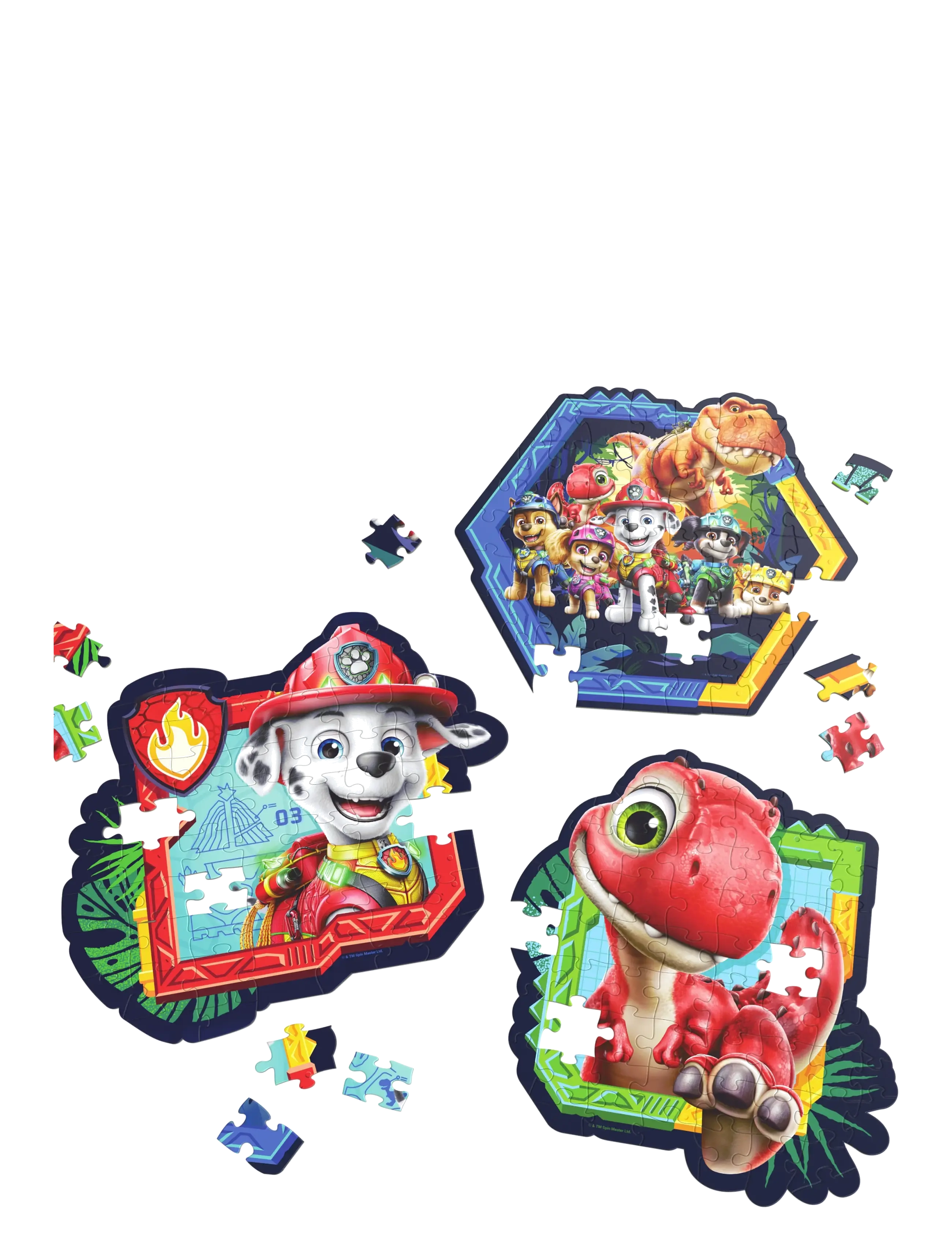Spinmaster Games - Paw Patrol Movie 3 3 Signature Puzzles - klassiska pussel - multi - 2