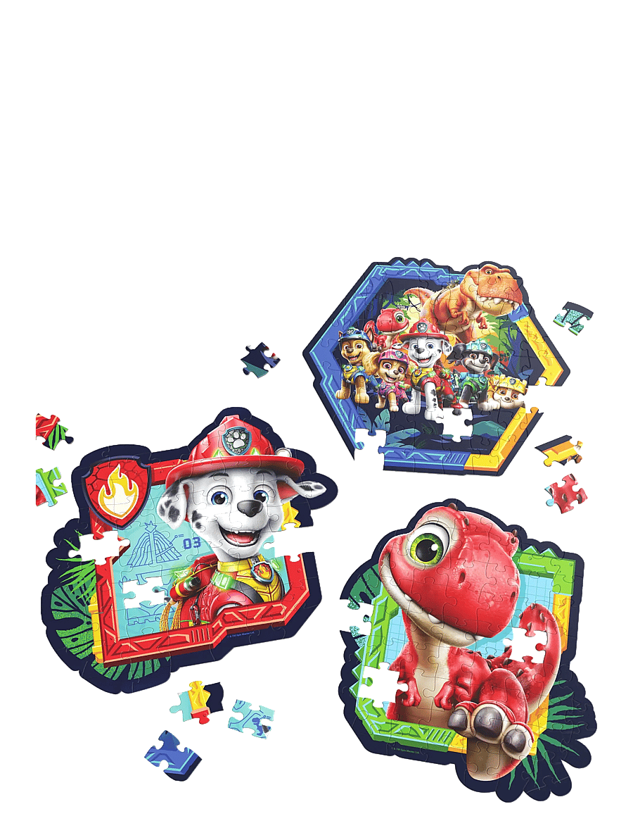 Spinmaster Games - Paw Patrol Movie 3 3 Signature Puzzles - klassiska pussel - multi - 2