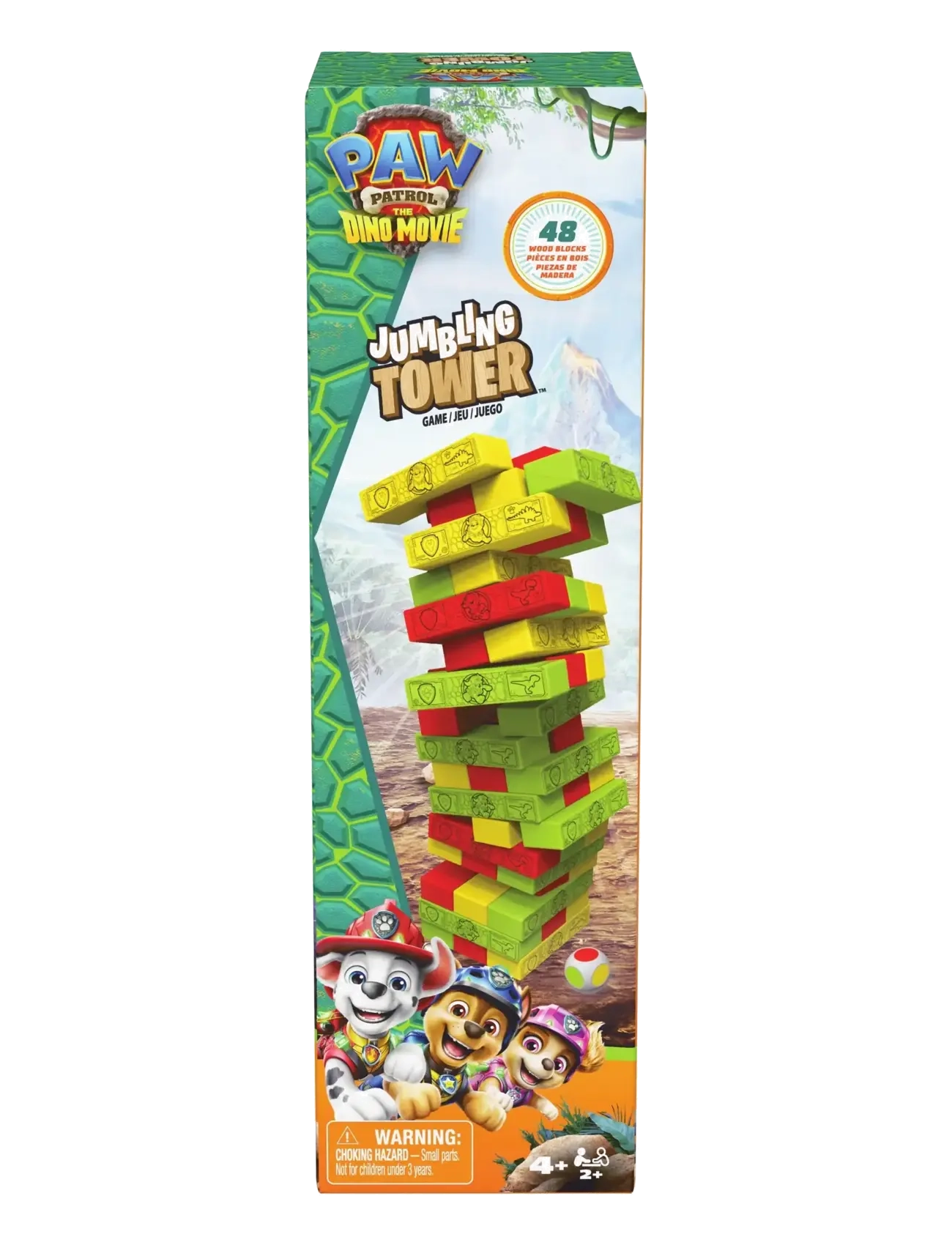 Spinmaster Games Paw Patrol Movie 3 Jumbling Tower - Brädspel - MULTI / multi