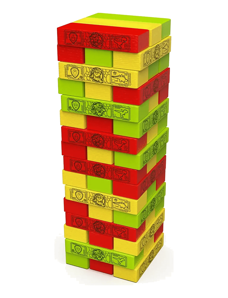Spinmaster Games - Paw Patrol Movie 3 Jumbling Tower - brädspel - multi - 1