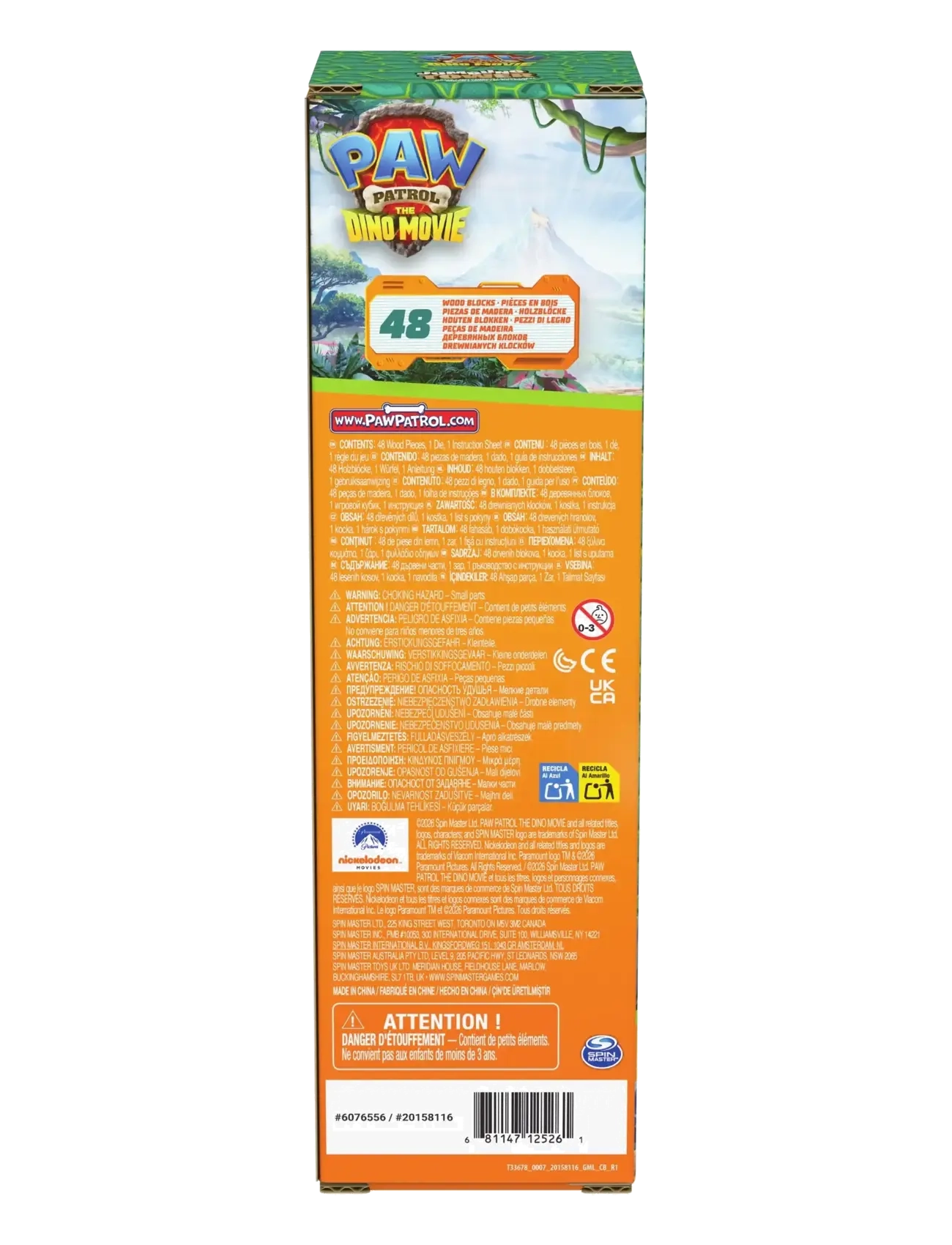 Spinmaster Games - Paw Patrol Movie 3 Jumbling Tower - brädspel - multi - 2