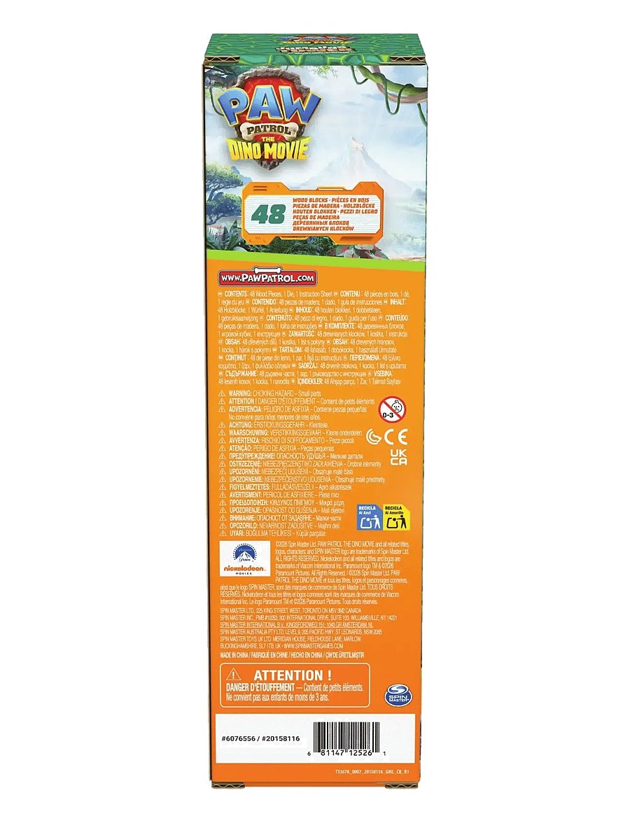 Spinmaster Games - Paw Patrol Movie 3 Jumbling Tower - brädspel - multi - 2
