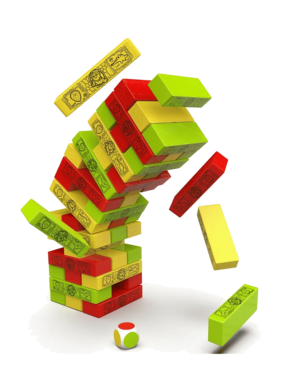 Spinmaster Games - Paw Patrol Movie 3 Jumbling Tower - brädspel - multi - 3