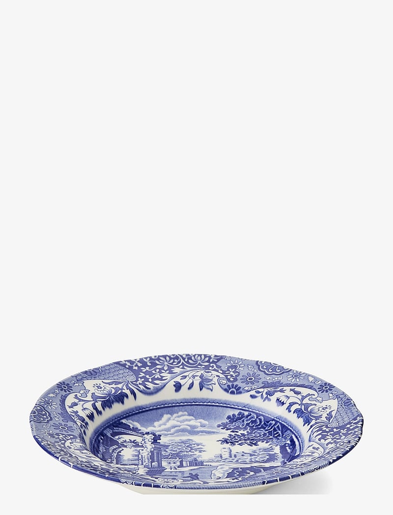 Spode - Blue Italian Soup Plate 4-pack - tiefe teller - blue / white - 3
