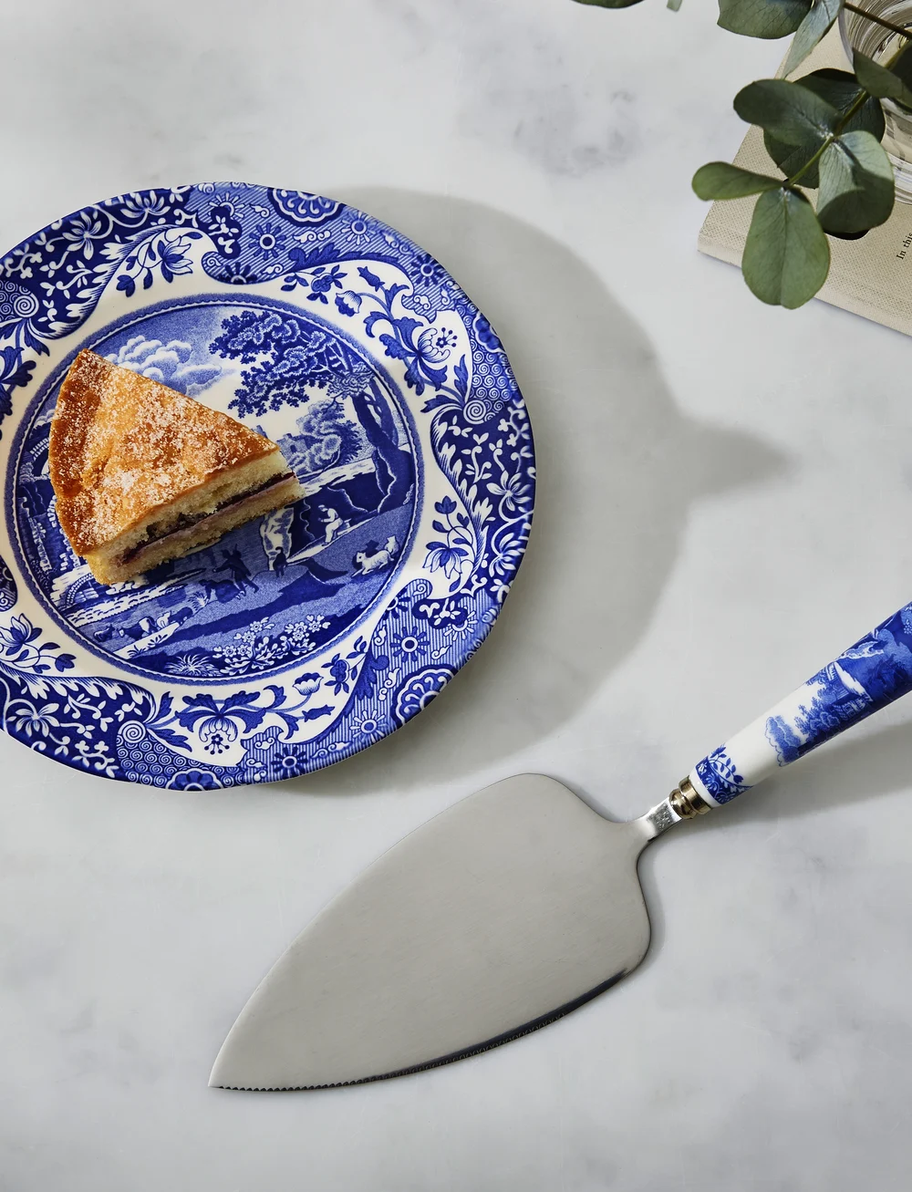 Spode - Blue Italian Cake Slice - couteaux à gâteaux - blue / white - 5
