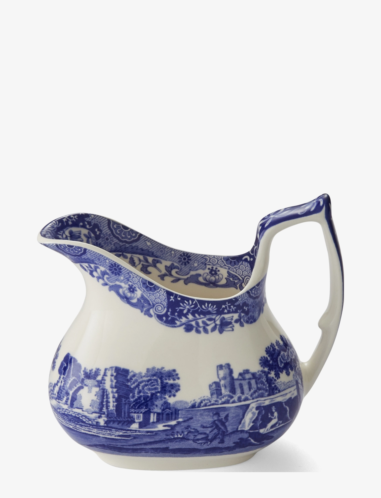 Spode Blue Italian Cream Jug, Sauce- og sovsbåd, Blå, Str: 12X7X11CM