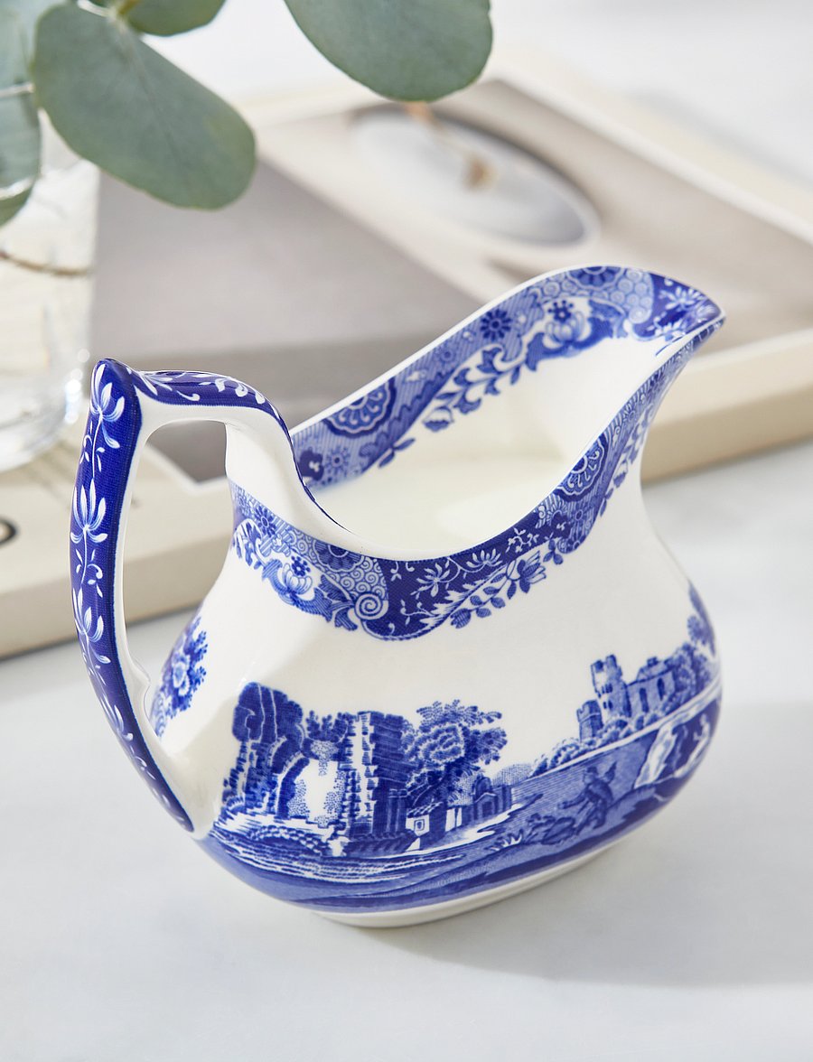 Spode - Blue Italian Cream Jug - kastmepaadid ja kastmepotid - blue / white - 3