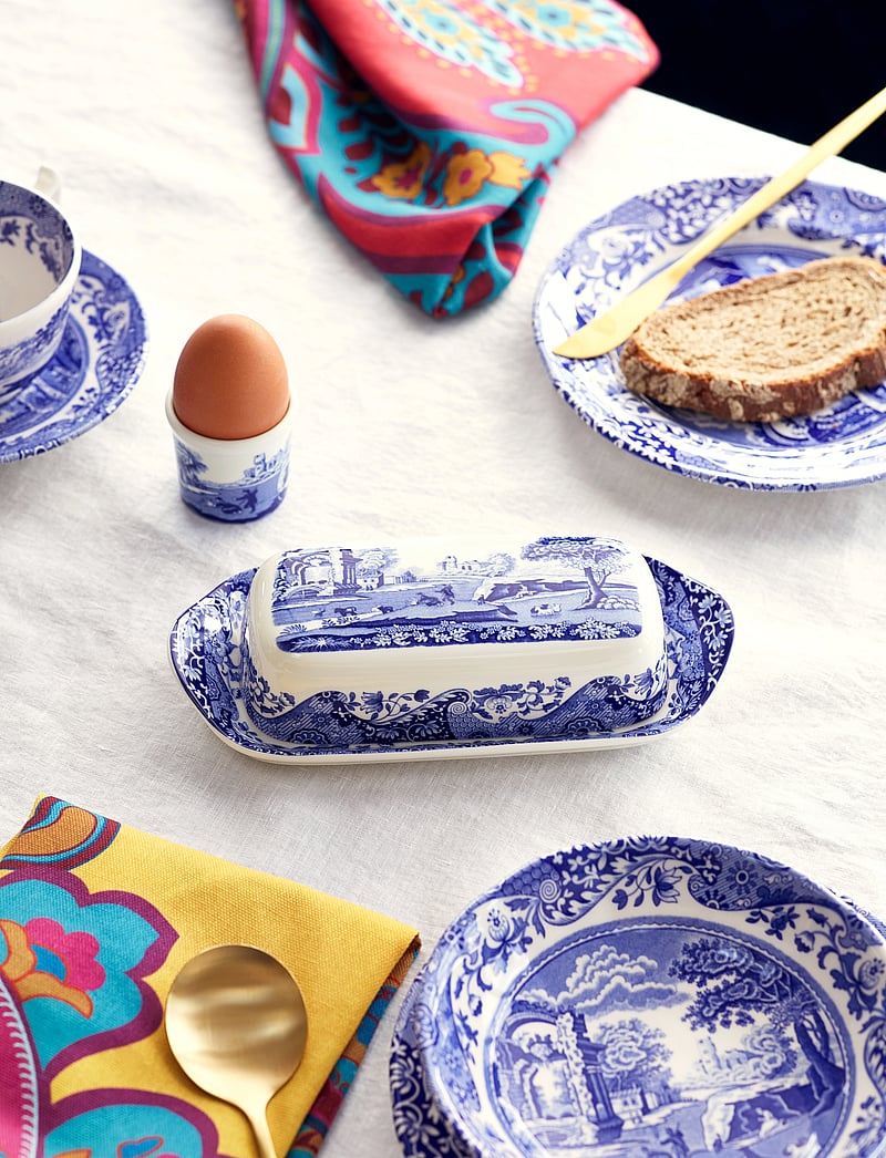 Spode Blue Italian Butter Dish (SODBLI2850-X) Butter cups