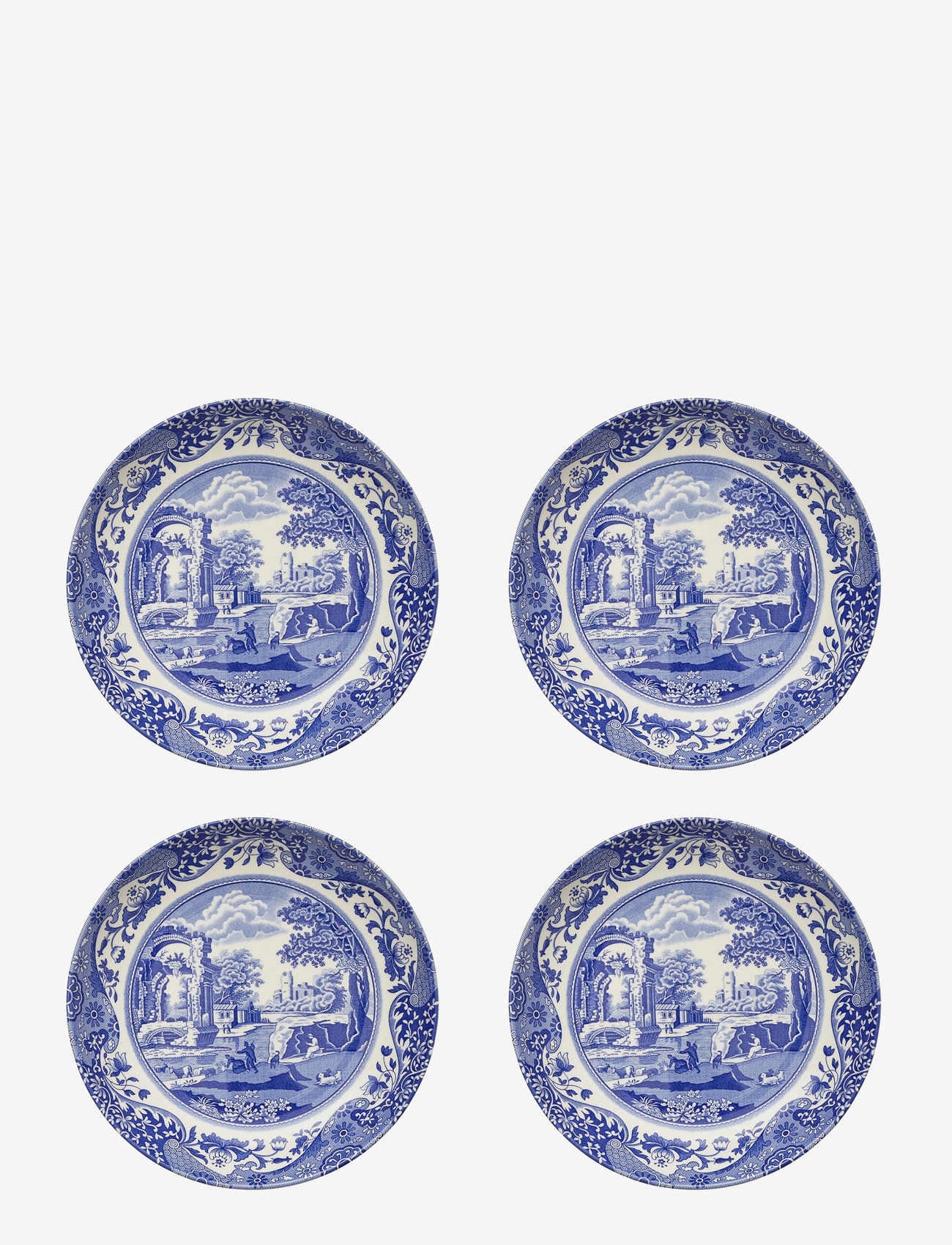 Spode - Blue Italian Pasta Bowl 4-pack - køb efter pris - blue / white - 0