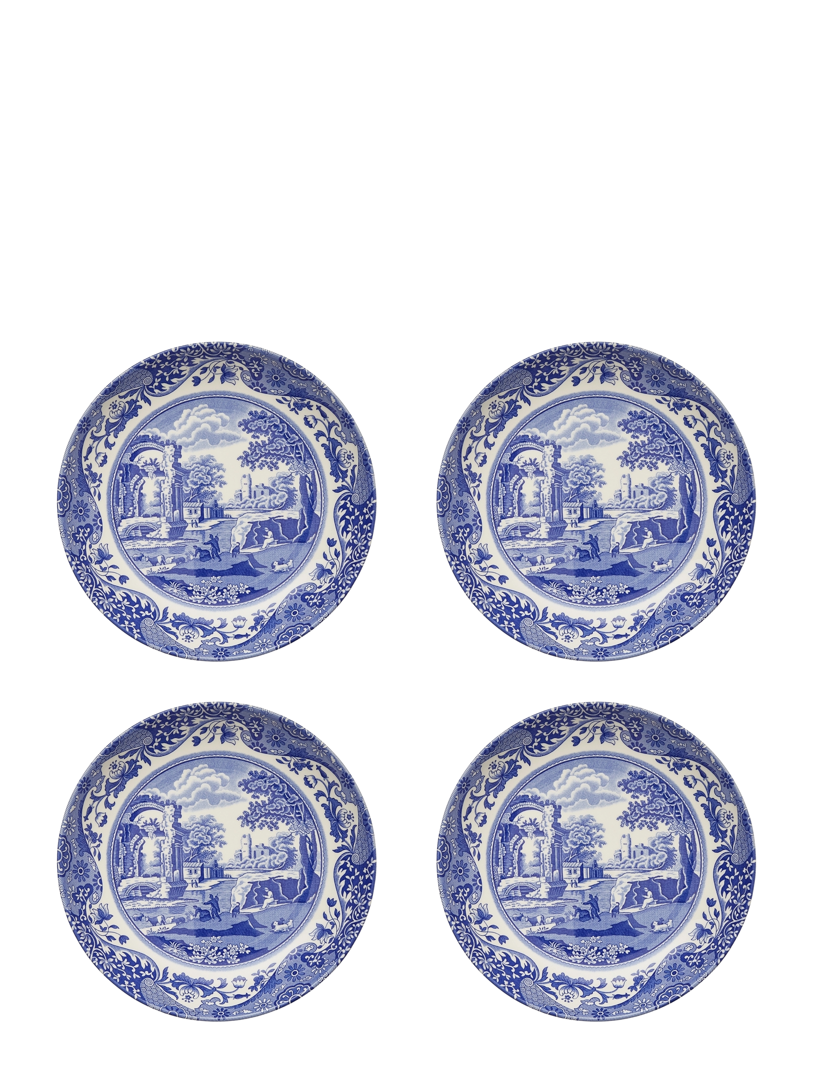 Spode Blue Italian Pasta Bowl 4-pack - Spode - BLUE / WHITE / blue