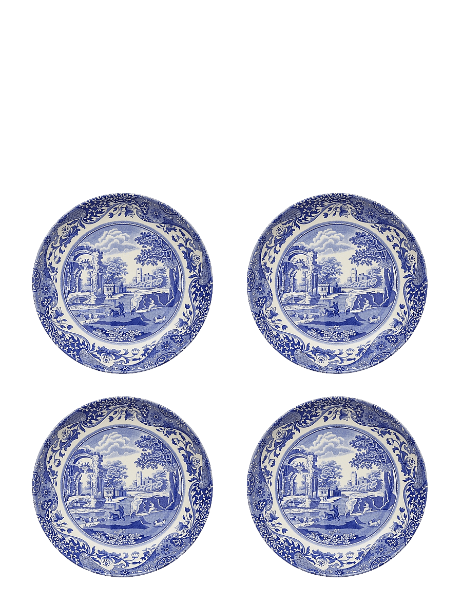 Spode - Blue Italian Pasta Bowl 4-pack - pastataldrikud - blue / white - 1