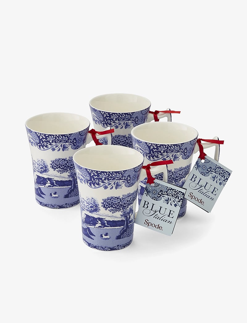 Spode - Blue Italian Mug 4-pack - kohvitassid - blue / white - 0