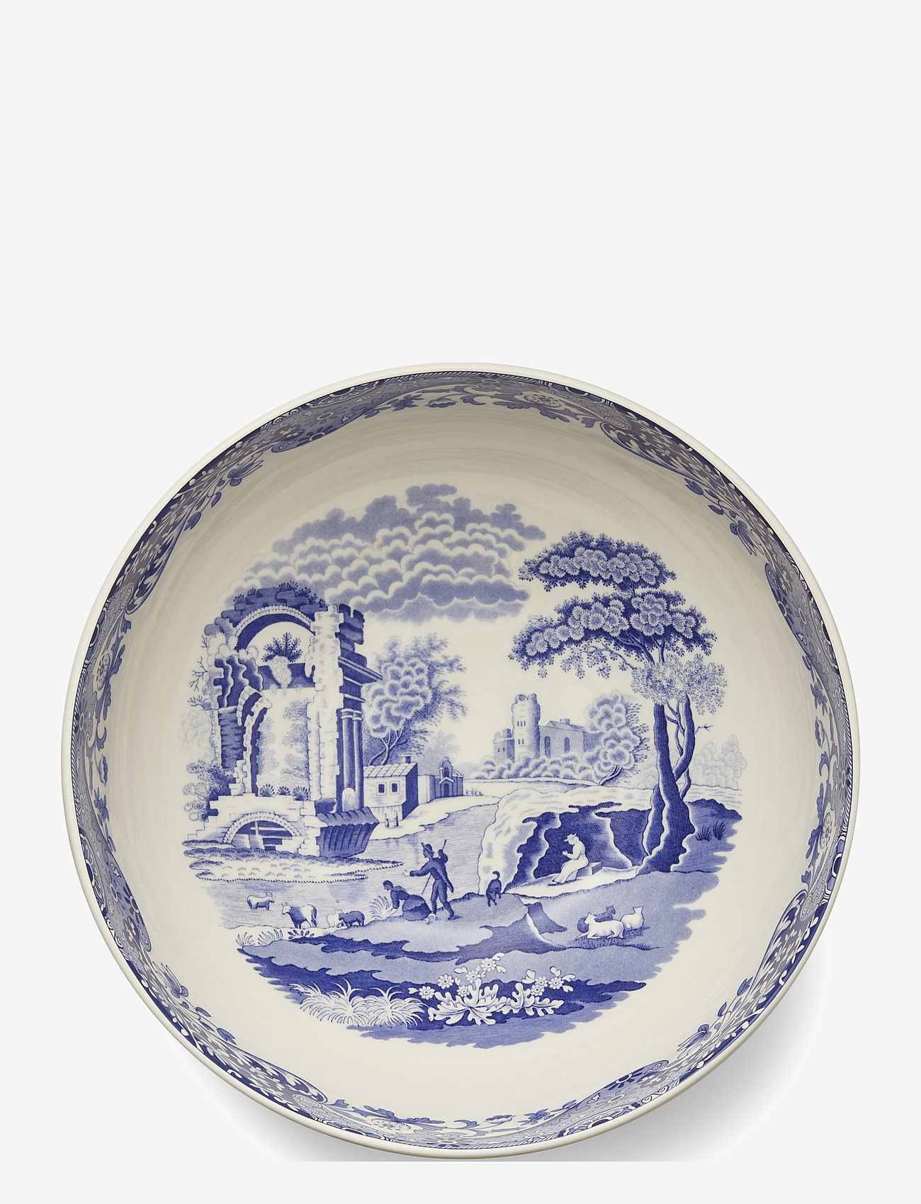 Spode - Blue Italian Round Bowl - bļodas servēšanai - blue / white - 1