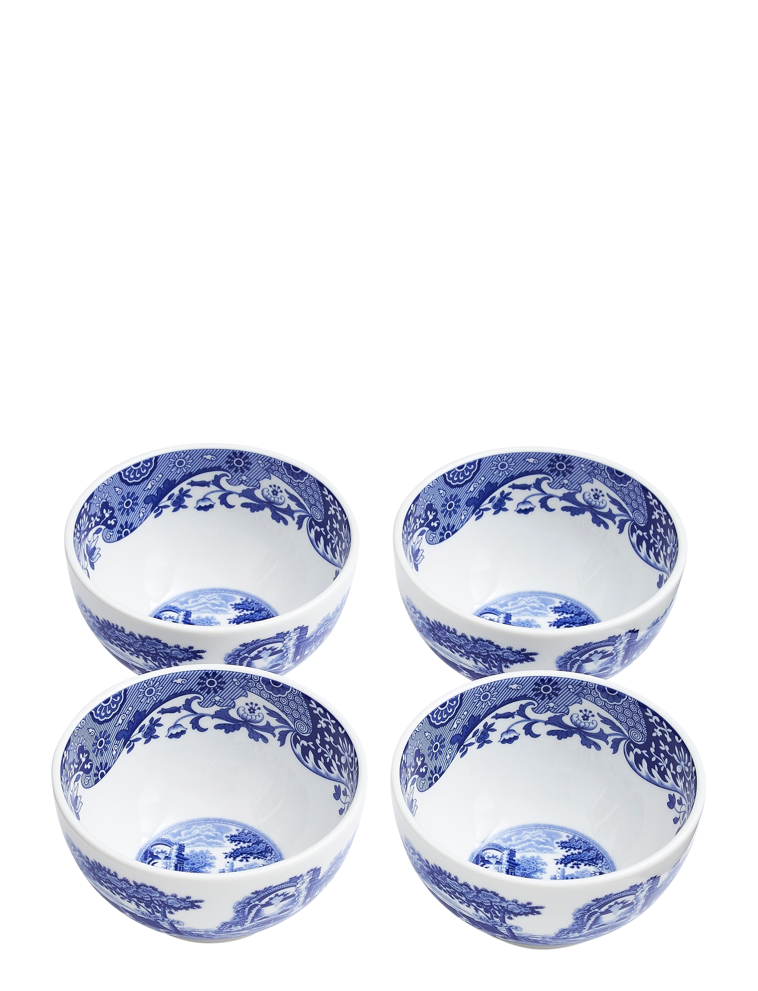 Spode Blue Italian Dip Bowls Set Of 4, Serving Skål, Blå, Str: ONE SIZE