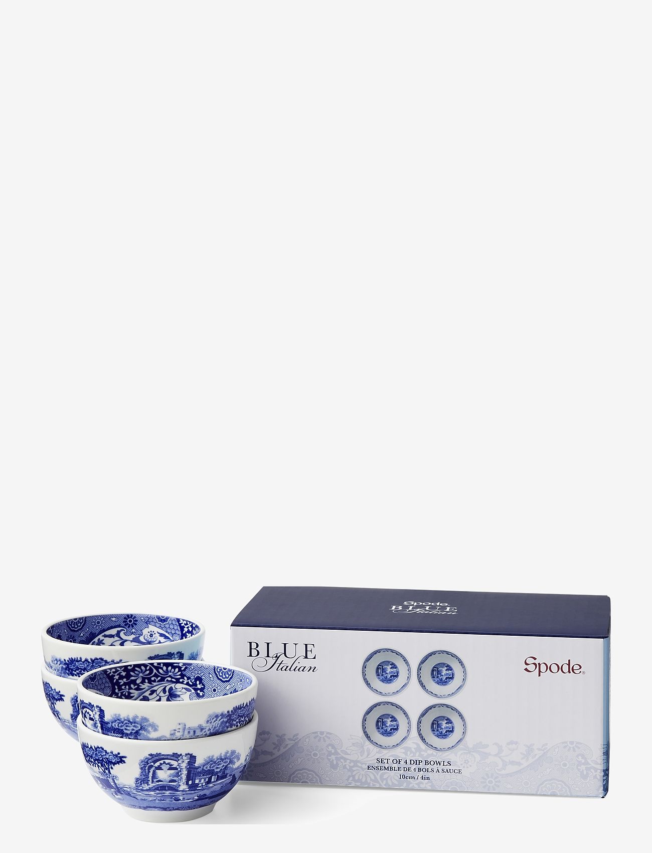 Spode - Blue Italian Dip Bowls - Set of 4 - servierschalen - blue / white - 1