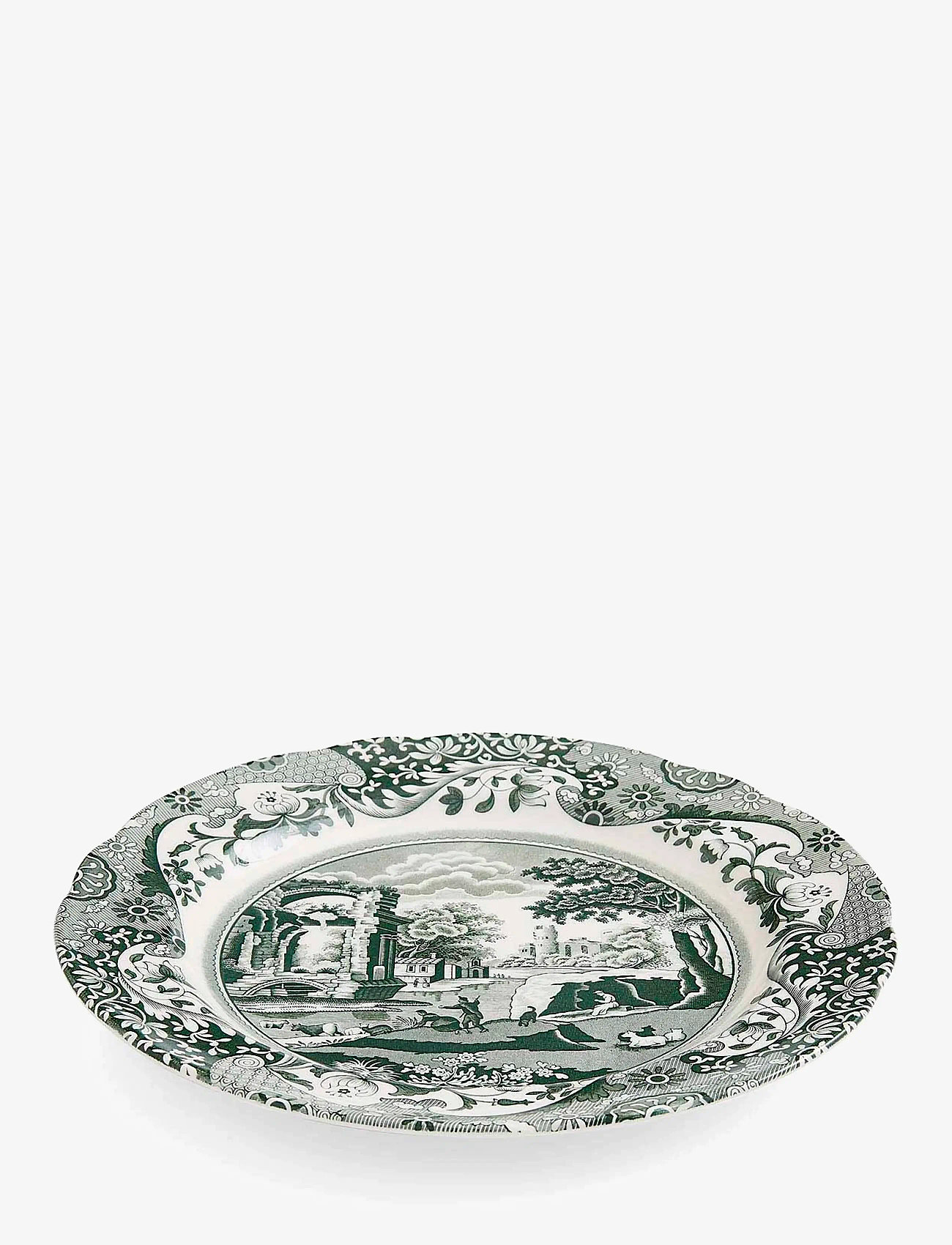 Spode - Heritage Green Italian Plate 4-pack - väikesed taldrikud - green / white - 2
