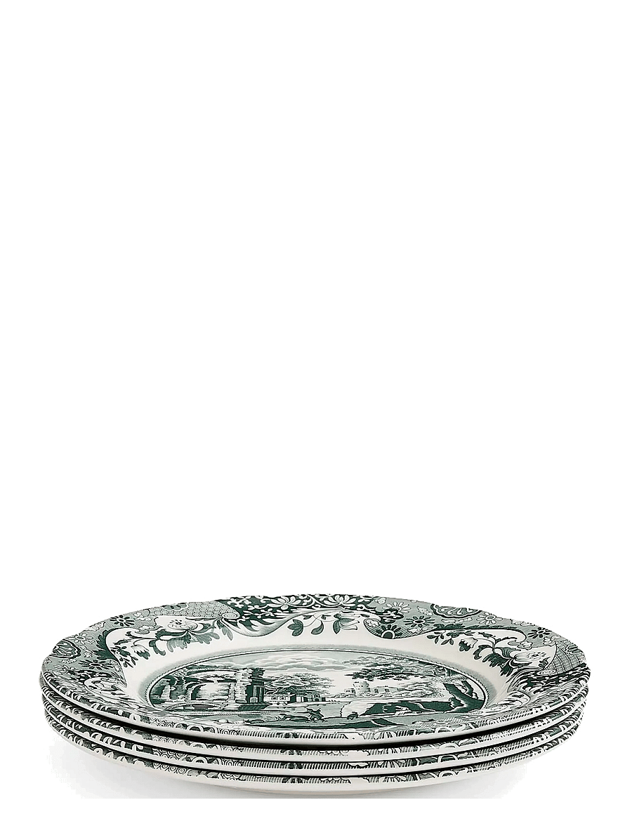 Spode - Heritage Green Italian Plate 4-pack - frühstücksteller - green / white - 3