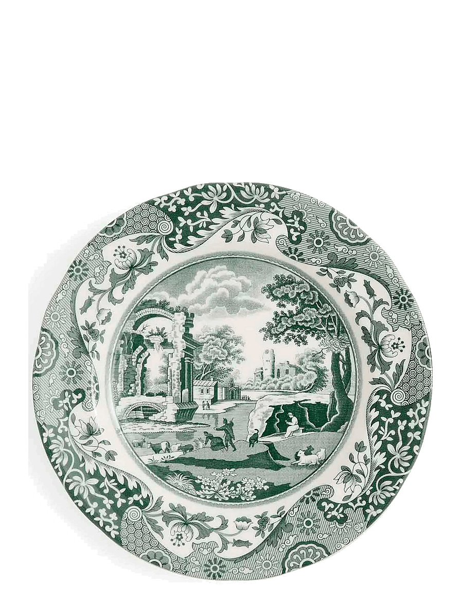 Spode - Heritage Green Italian Plate 4-pack - frühstücksteller - green / white - 4