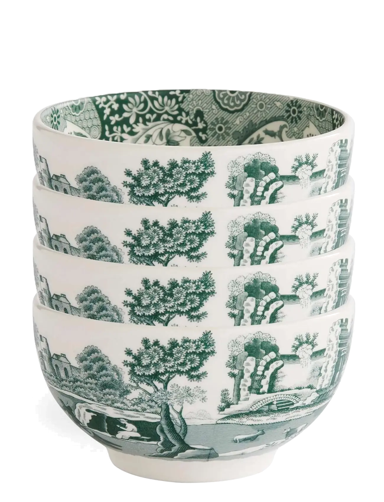 Spode - Heritage Green Italian Dip Bowl 4-pack - servierschalen - green / white - 2