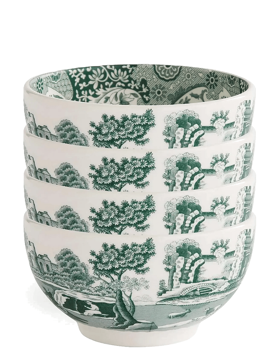 Spode - Heritage Green Italian Dip Bowl 4-pack - servierschalen - green / white - 2
