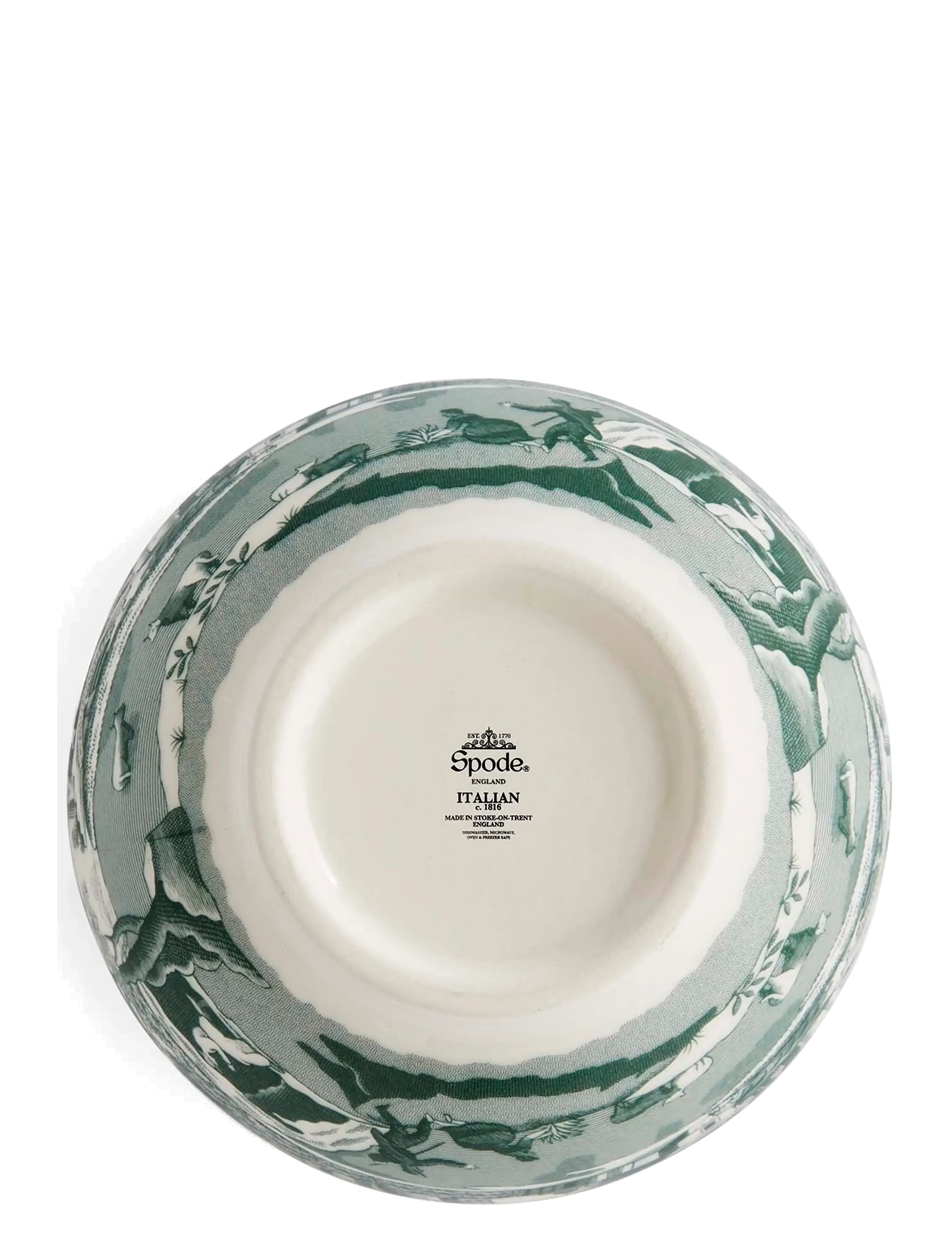 Spode - Heritage Green Italian Dip Bowl 4-pack - serveringsskålar - green / white - 5