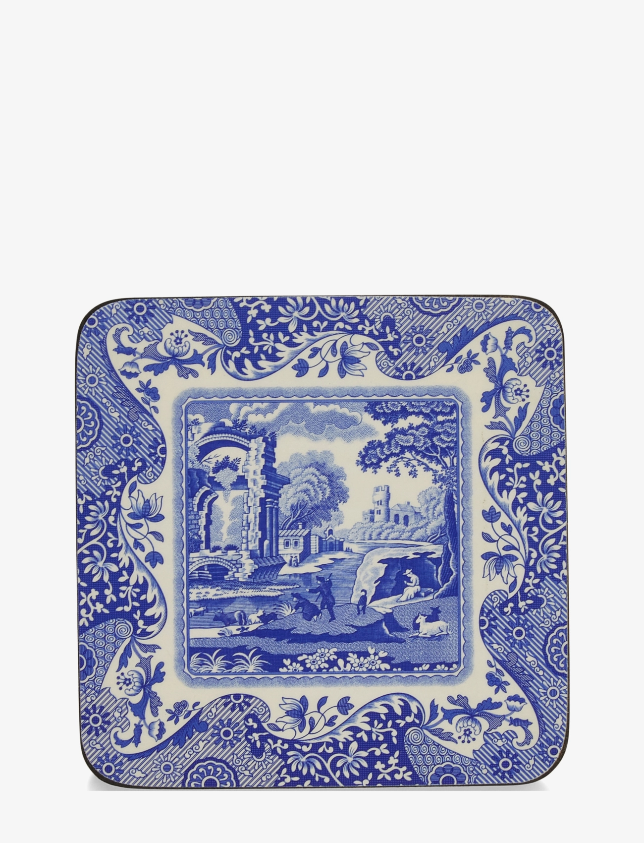 SPODE Blau Italian Blau Italian Coasters - Set Of 6 Blau - 10.5X10.5CM - Unisex