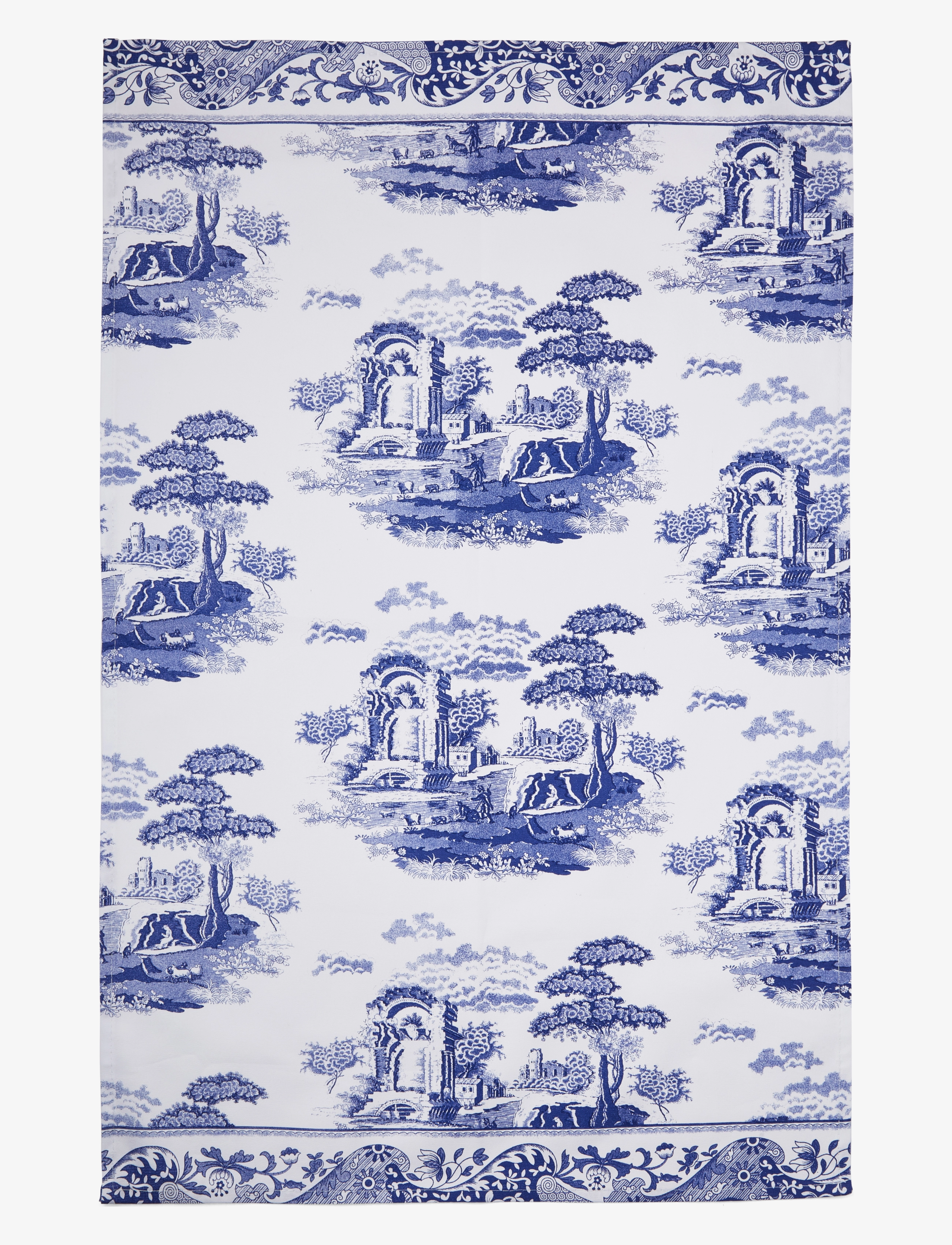 Spode - Blue Italian Tea Towel - mažiausios kainos - blue / white - 1