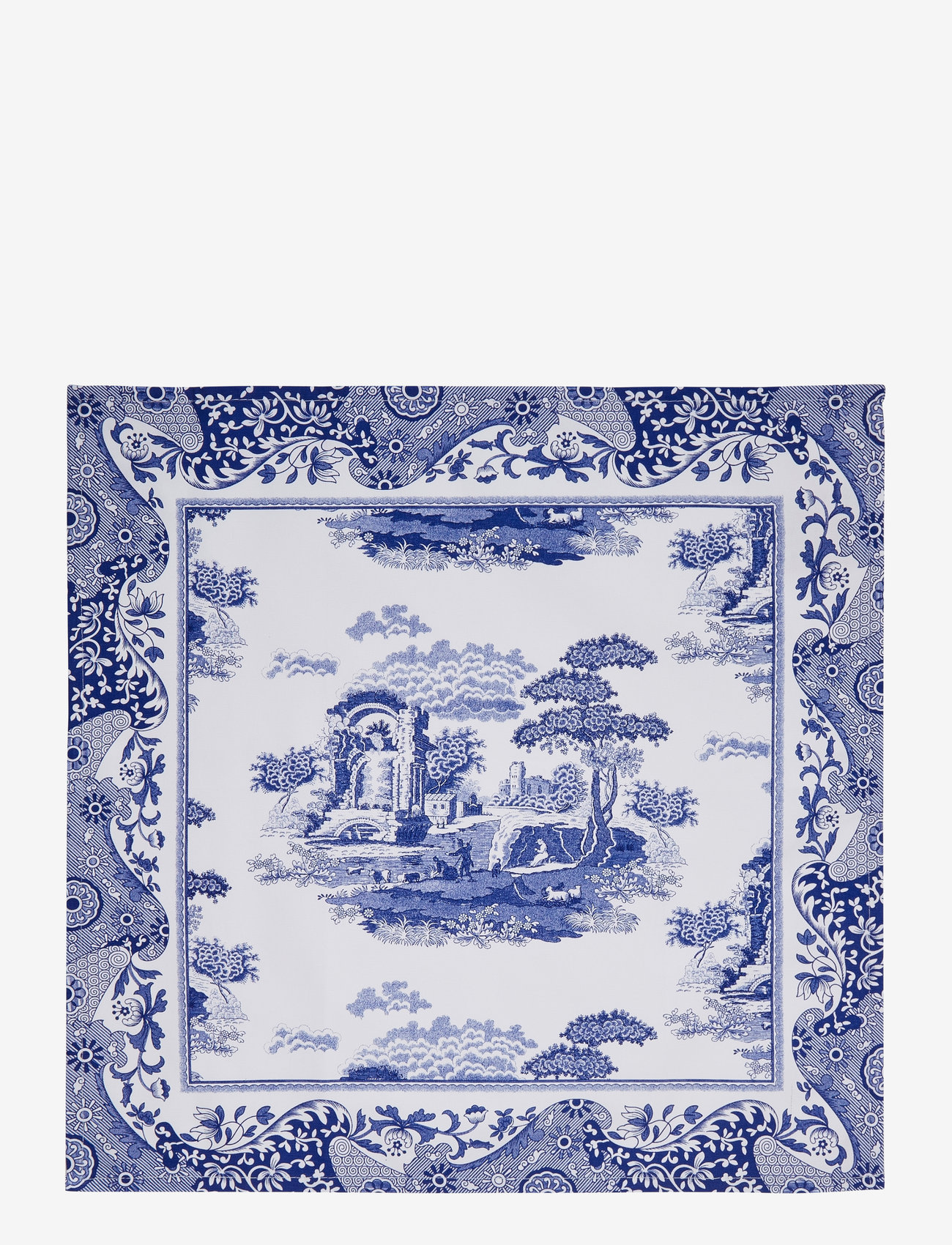 Spode - Blue Italian Napkins - Set of  4 - stofservietter - blue / white - 0