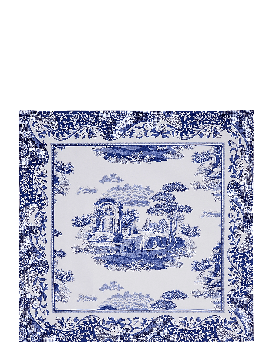 Spode - Blue Italian Napkins - Set of 4 - stoffservietten - blue / white - 1