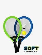 Soft Tennis Set - BLÅ/GRÖN