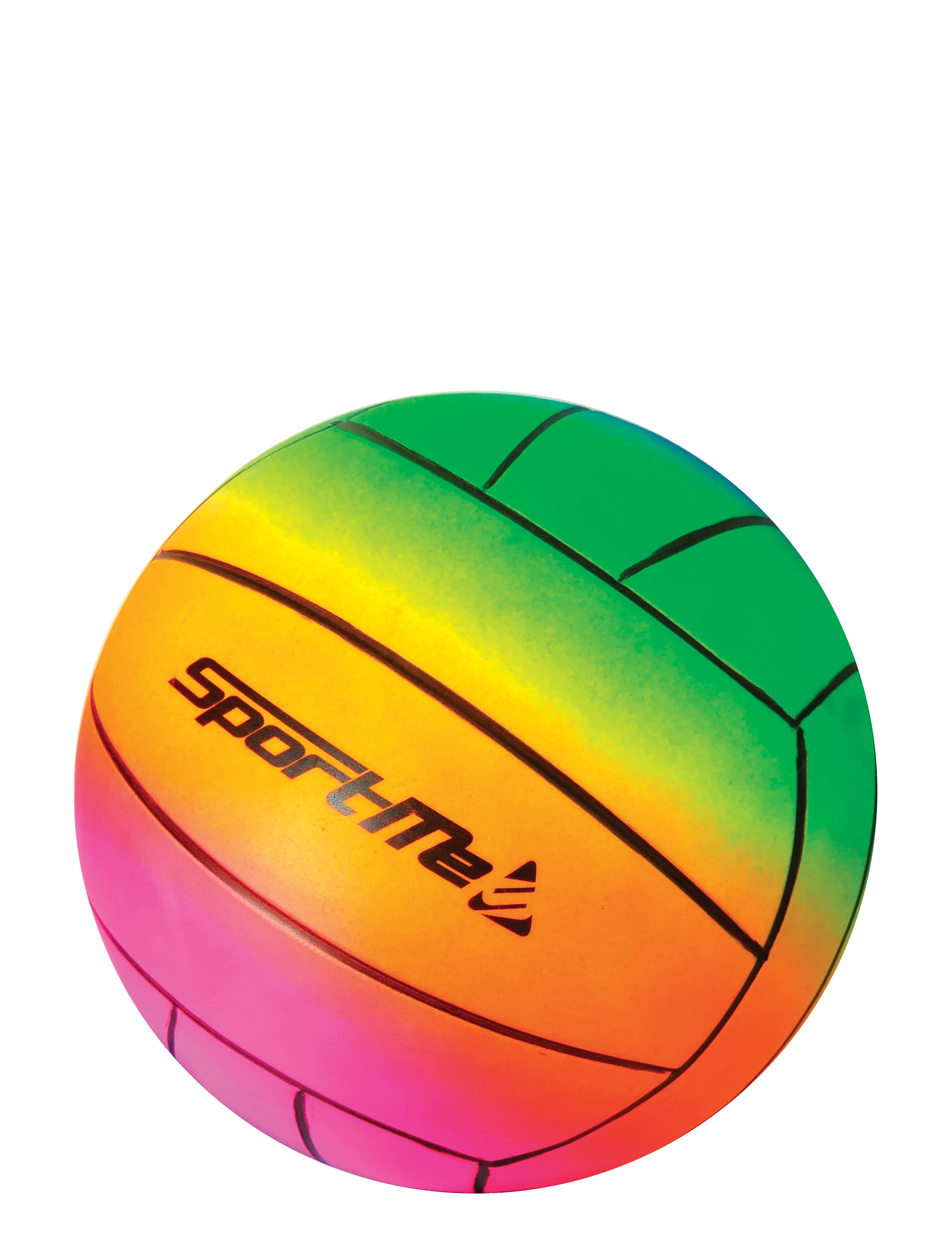 SportMe Rainbowball Volleyboll, Børn, Outdoor Spil, Multi/mønstret, Str: 22 cm