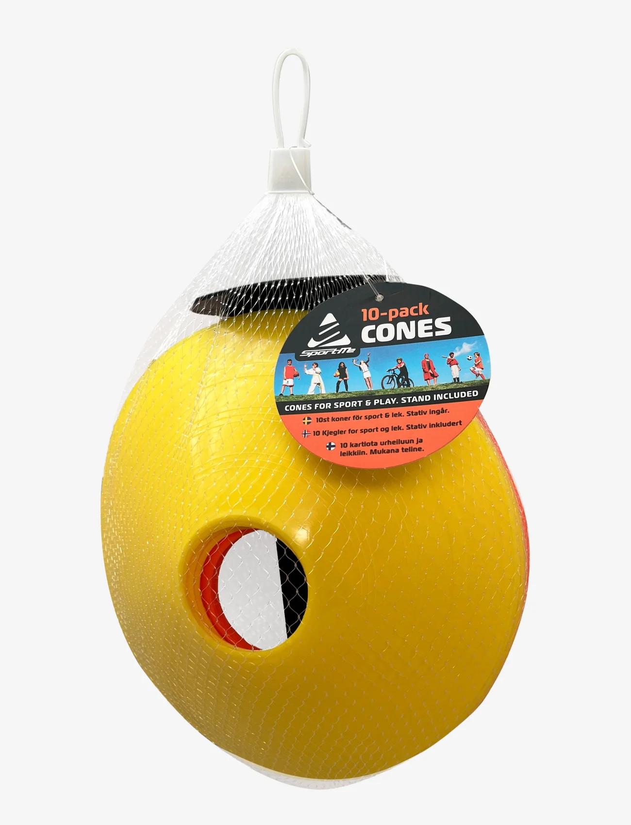 SportMe - Cones 10-p set , orange/yellow - sommarfynd - orange/gul - 0