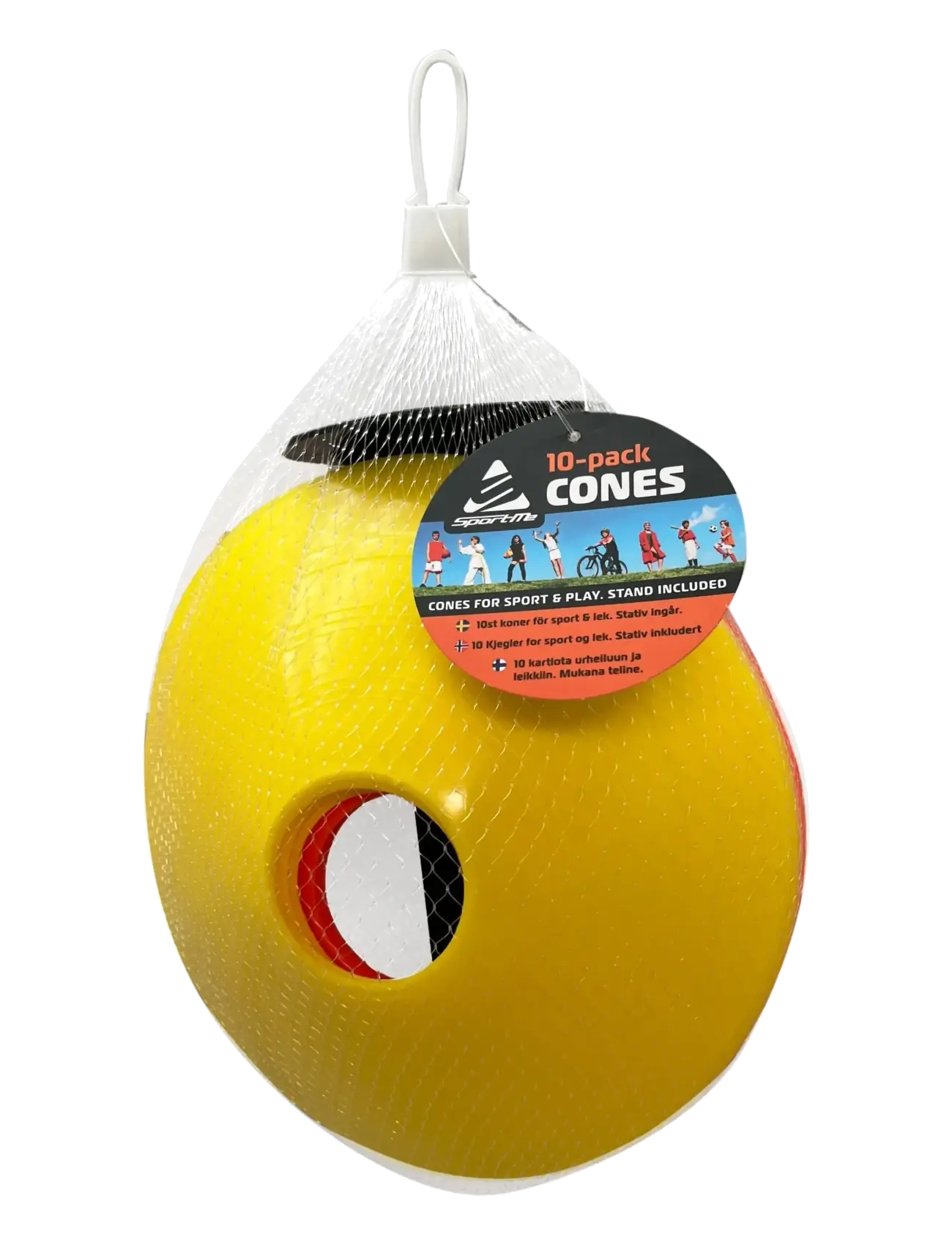 SportMe Cones 10-p set , orange/yellow - SportMe - ORANGE/GUL / multi