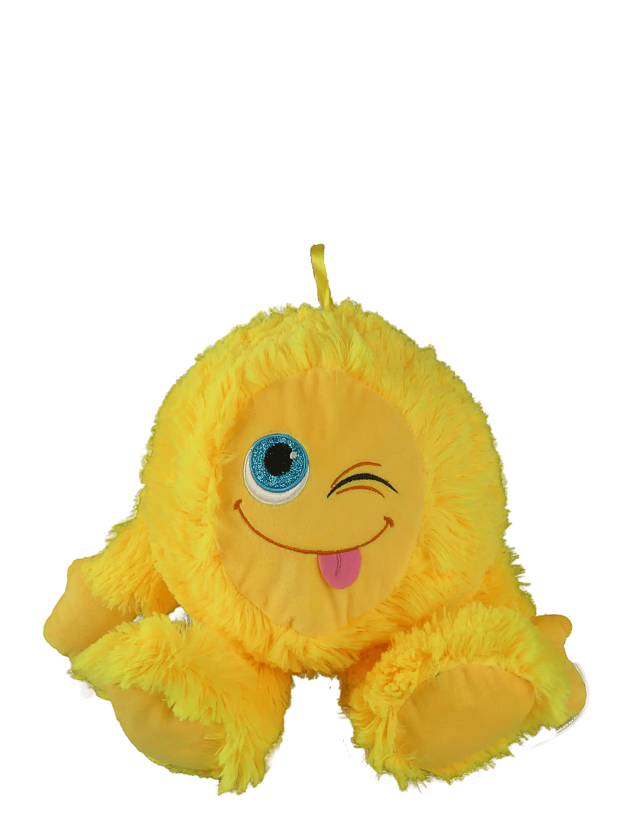 SportMe - Fuzzy Monster Lekboll 23, Gul - bamser - yellow - 0