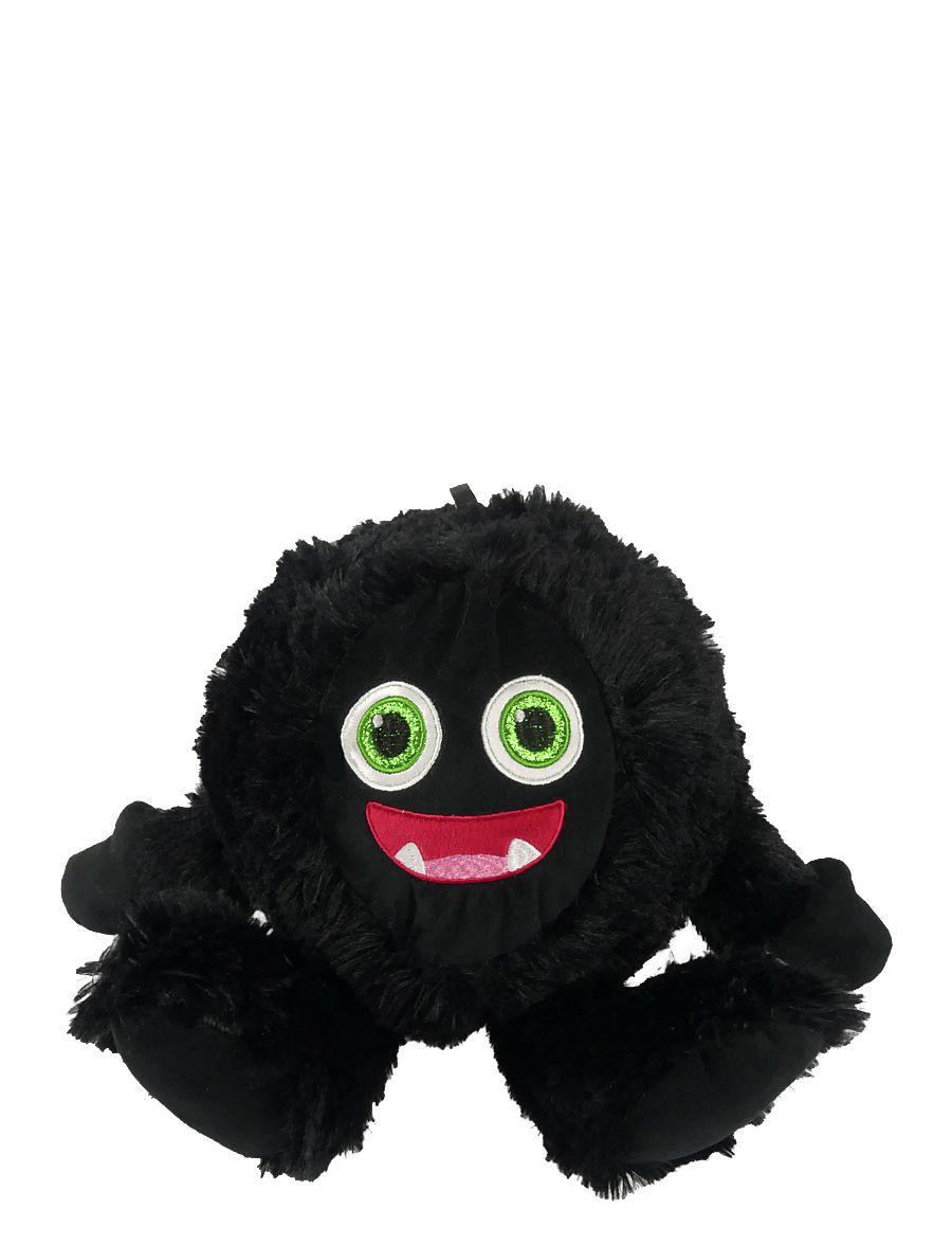 SportMe - Fuzzy Monster lekboll 23, Svart - bamser - black - 0