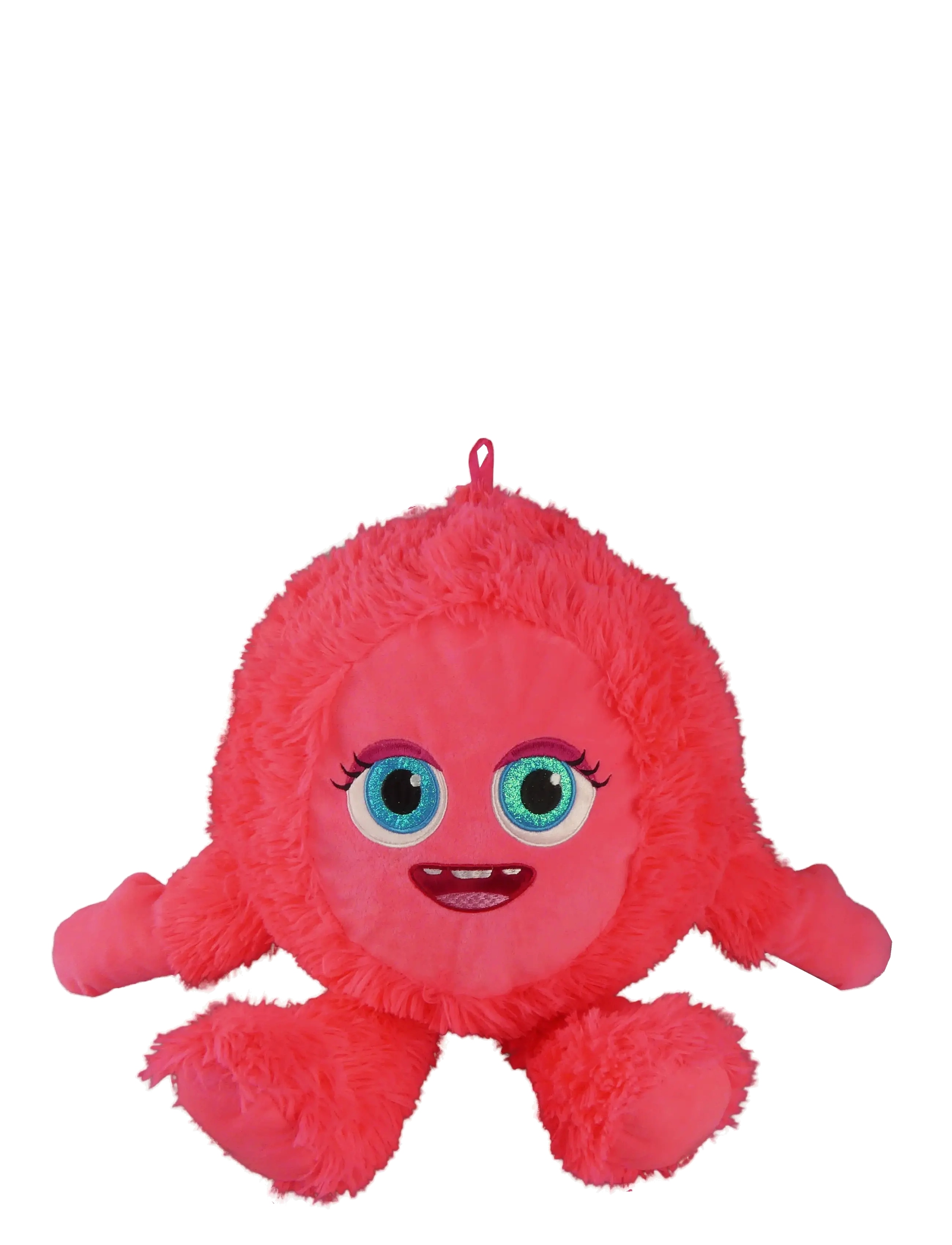 SportMe Fuzzy Monster Lekboll 30, Rosa, Stuffed Legetøj, Pink, Str: ONE SIZE