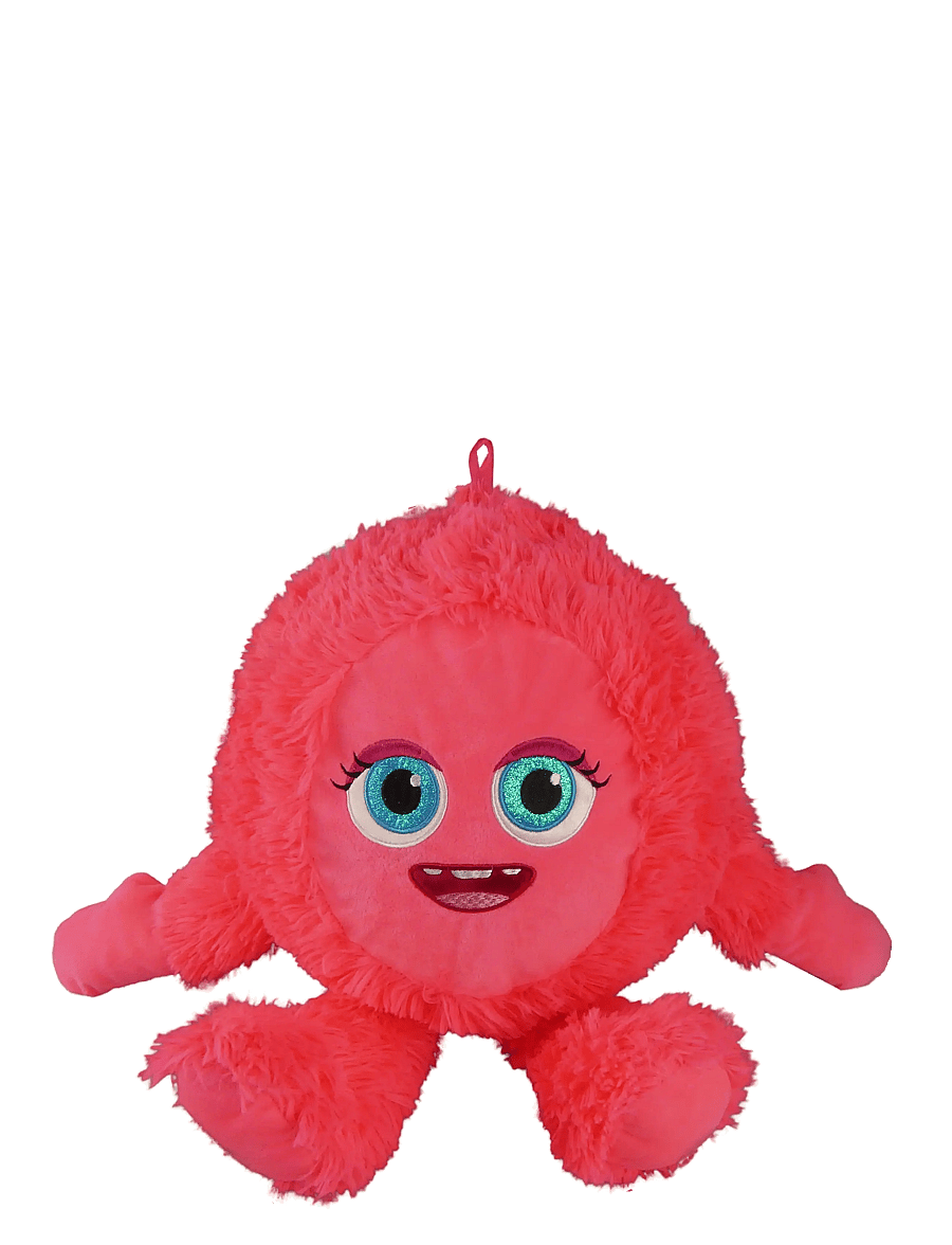 SportMe - Fuzzy Monster lekboll 30, Rosa - mjúk leikföng & fígúrur - pink - 0