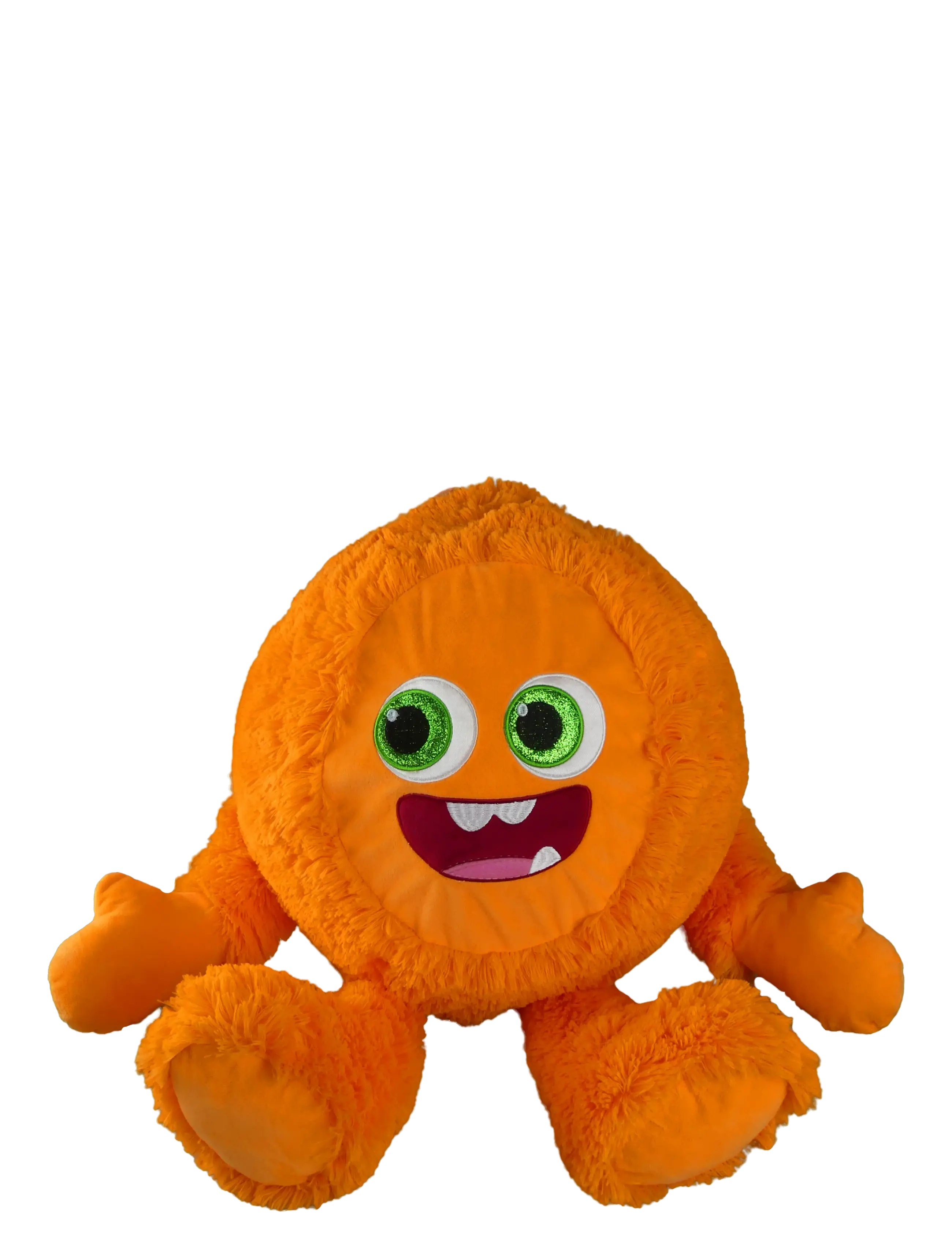 SportMe Fuzzy Monster Lekboll 40, Orange, One Size, Orange, Soft Legetøj > Stuffed Legetøj, Børn