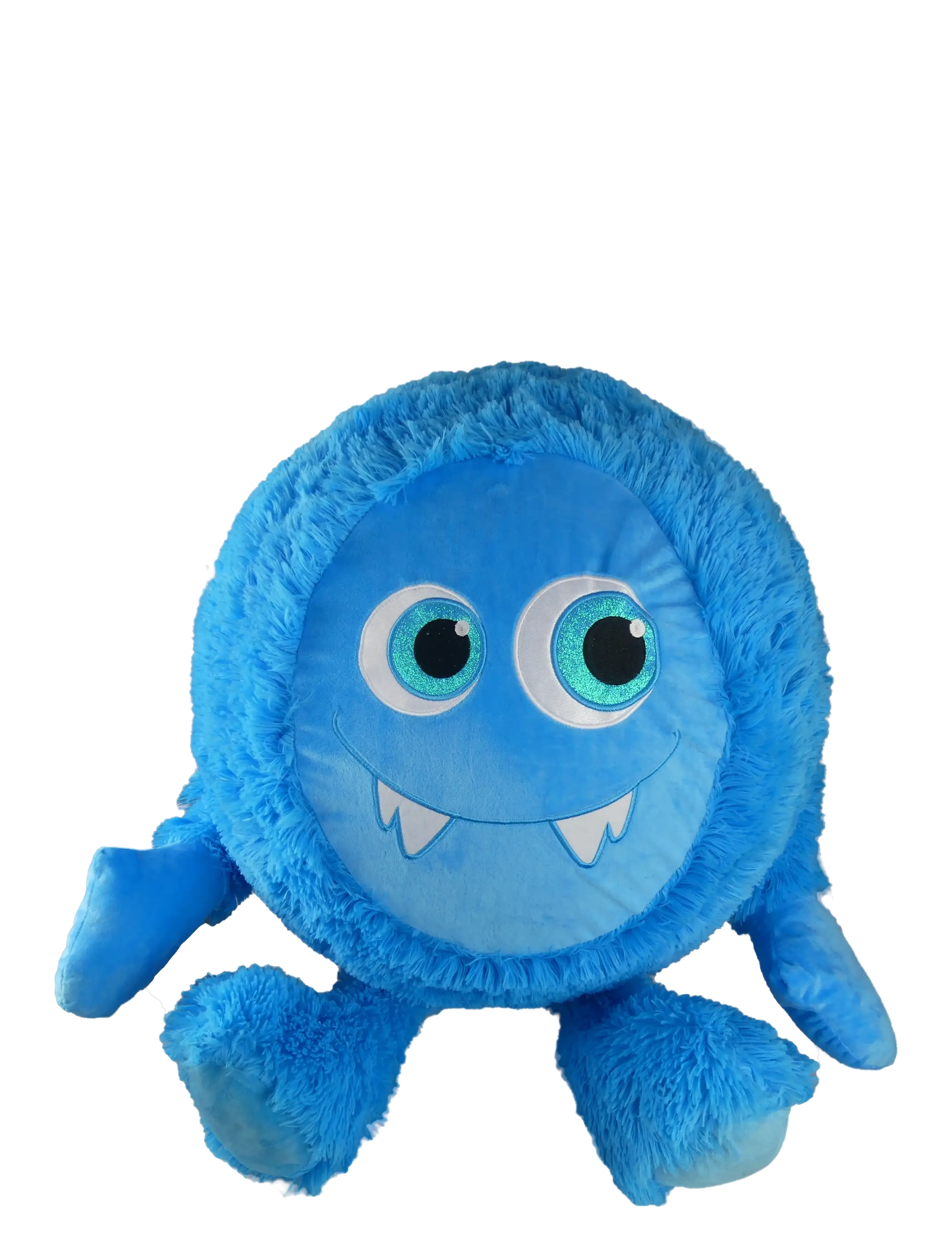 SportMe Fuzzy Monster lekboll 50, Blå - Legetøj - BLUE / blue