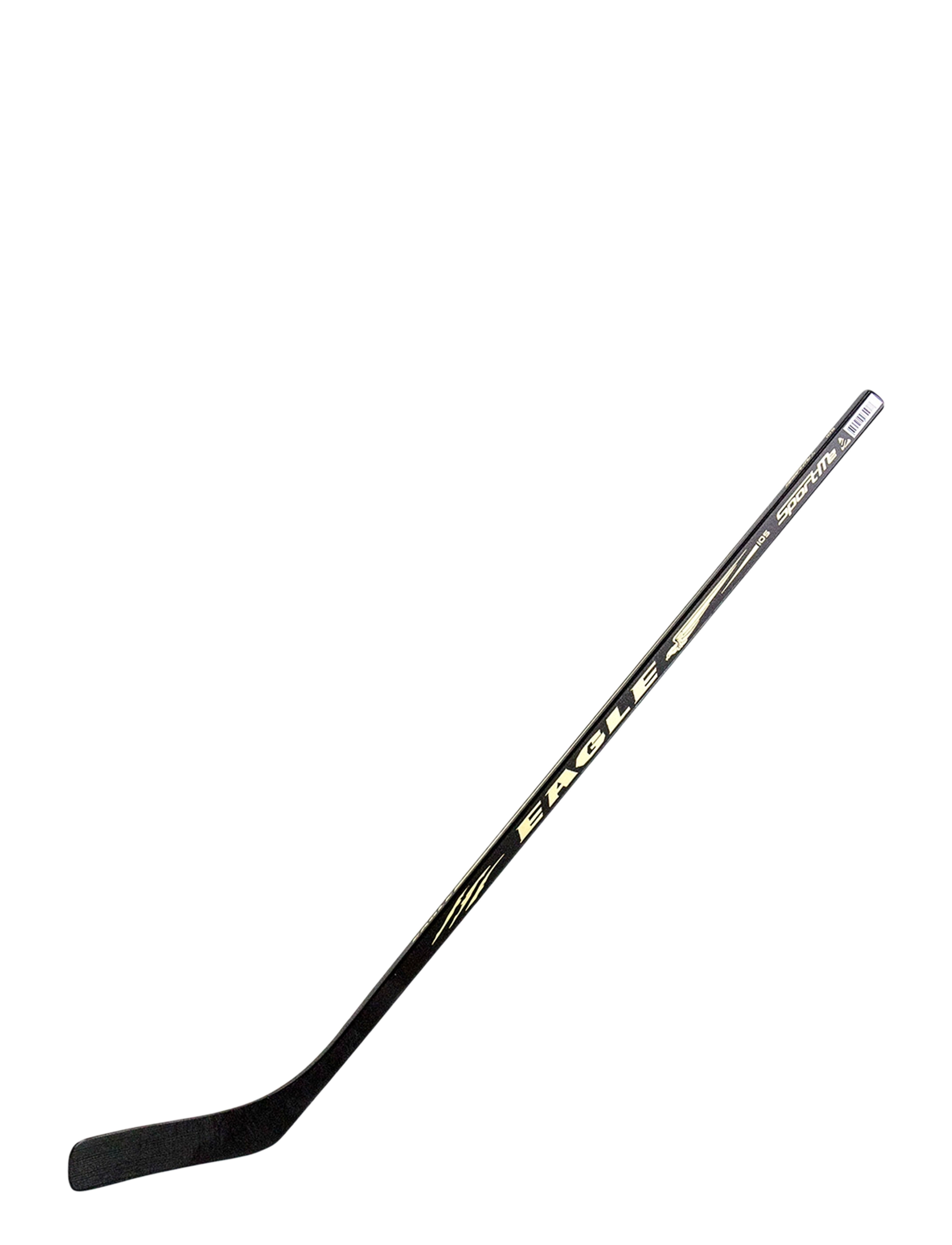 SportMe Ice Hockey Stick Wooden Eagle 105cm Right - SportMe - SVART/GULD / black