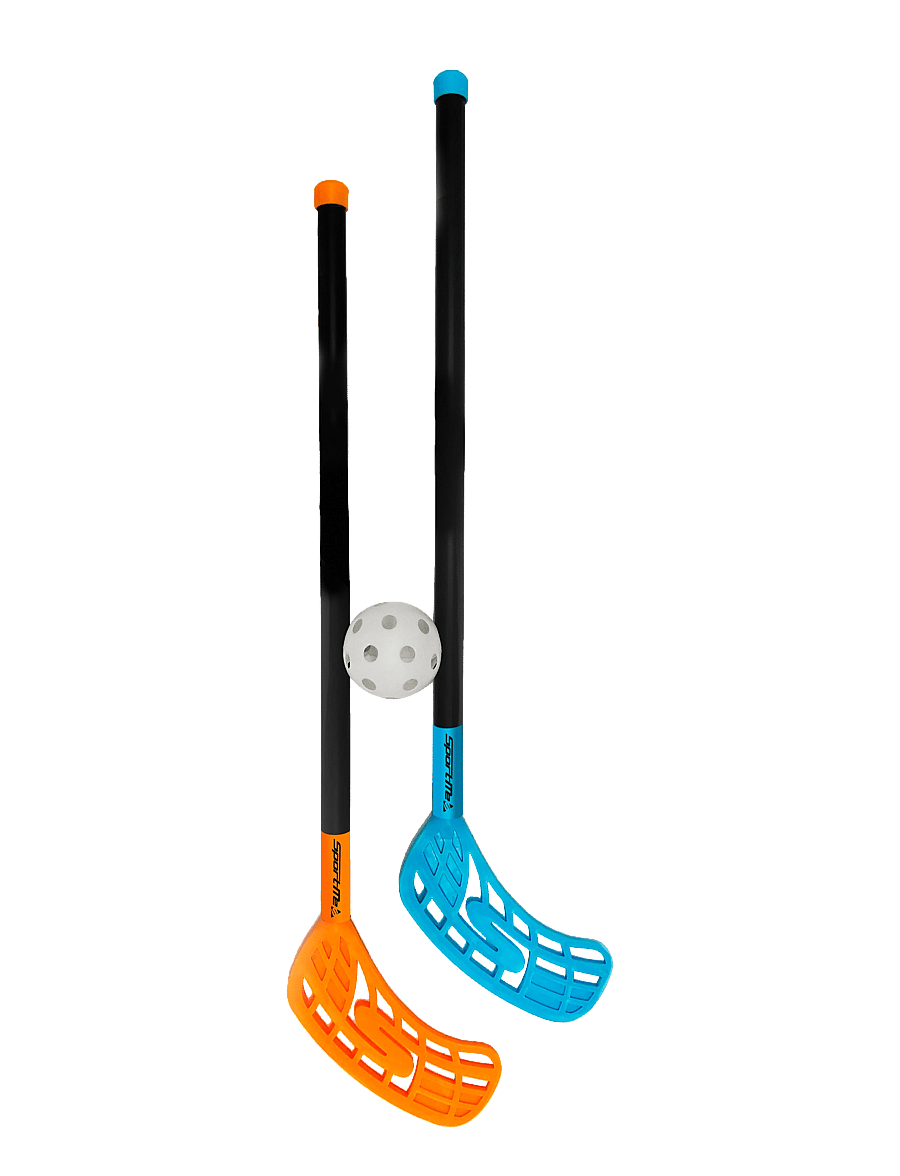 SportMe - Floorball set Mini 55cm - utomhusspel - svart/orange/blÅ - 0