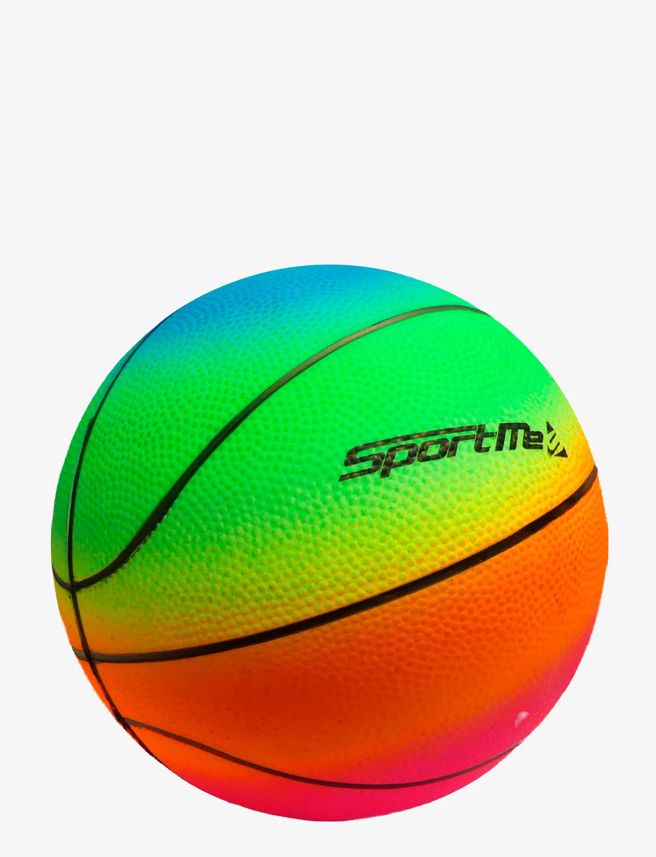 SportMe - Rainbow Basketball 22cm - gode sommertilbud - regnbÅge - 0