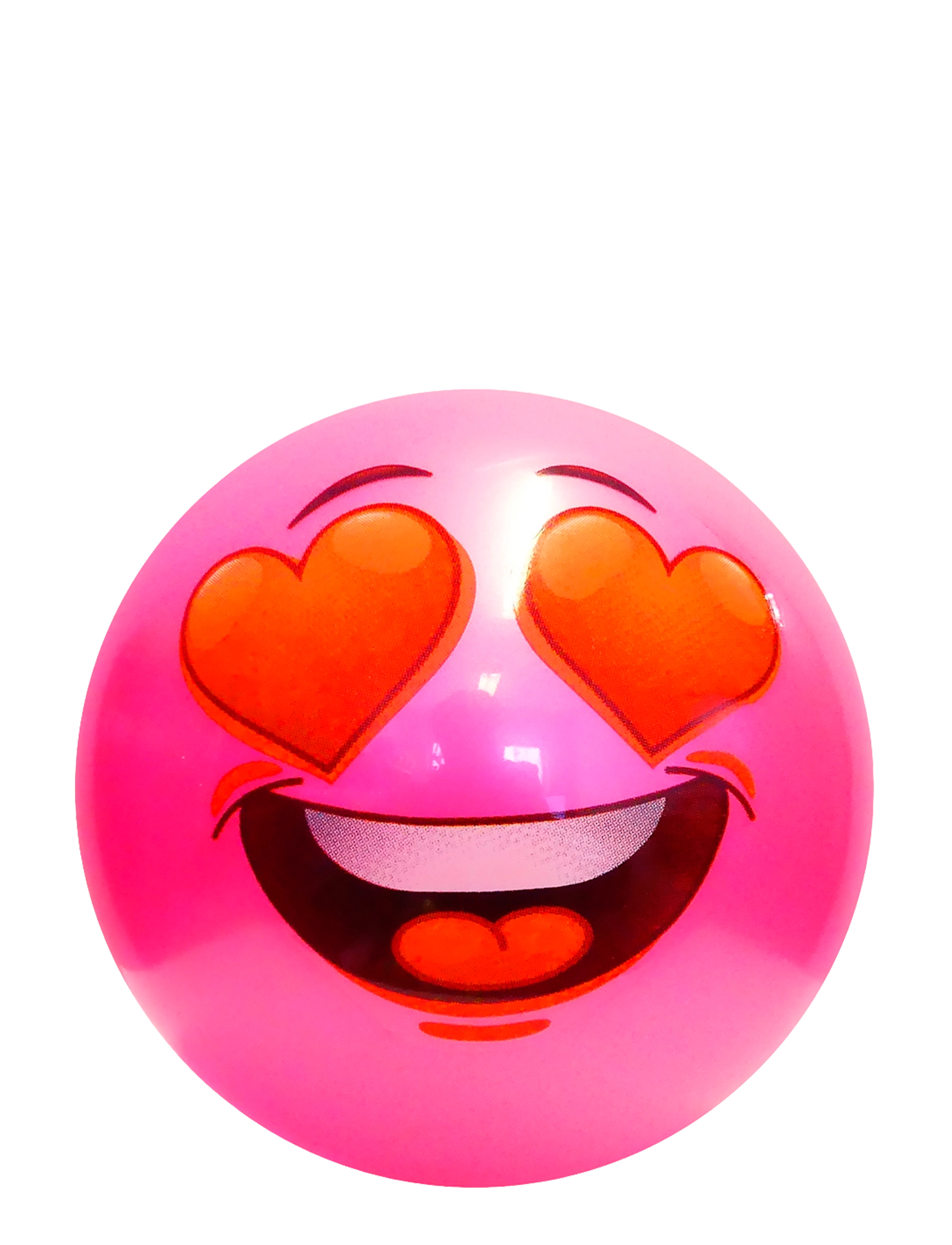 SportMe Playball Funny Face, 24Cm Pink, Børn, Outdoor Spil, Multi/mønstret, Str: 24 cm