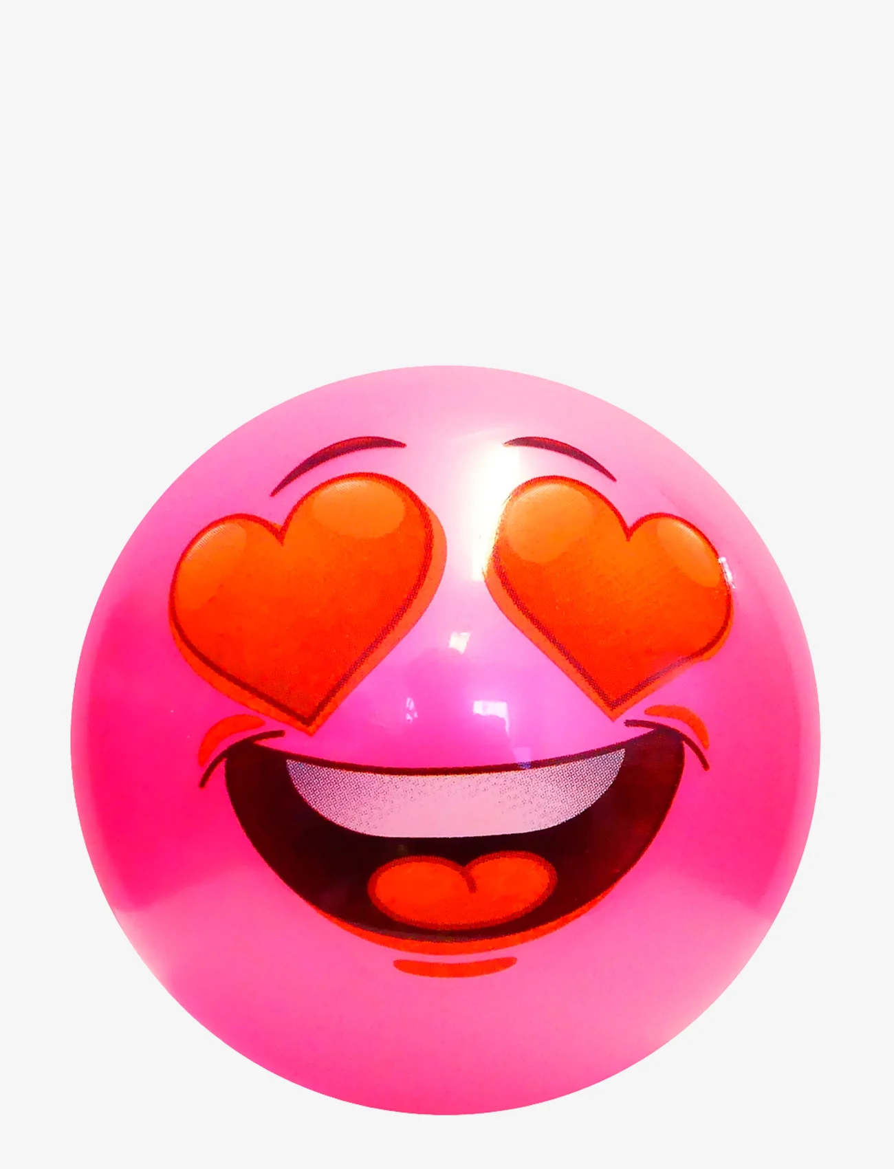 SportMe - Playball Funny Face 24cm Pink - sommerkupp - rosa - 0