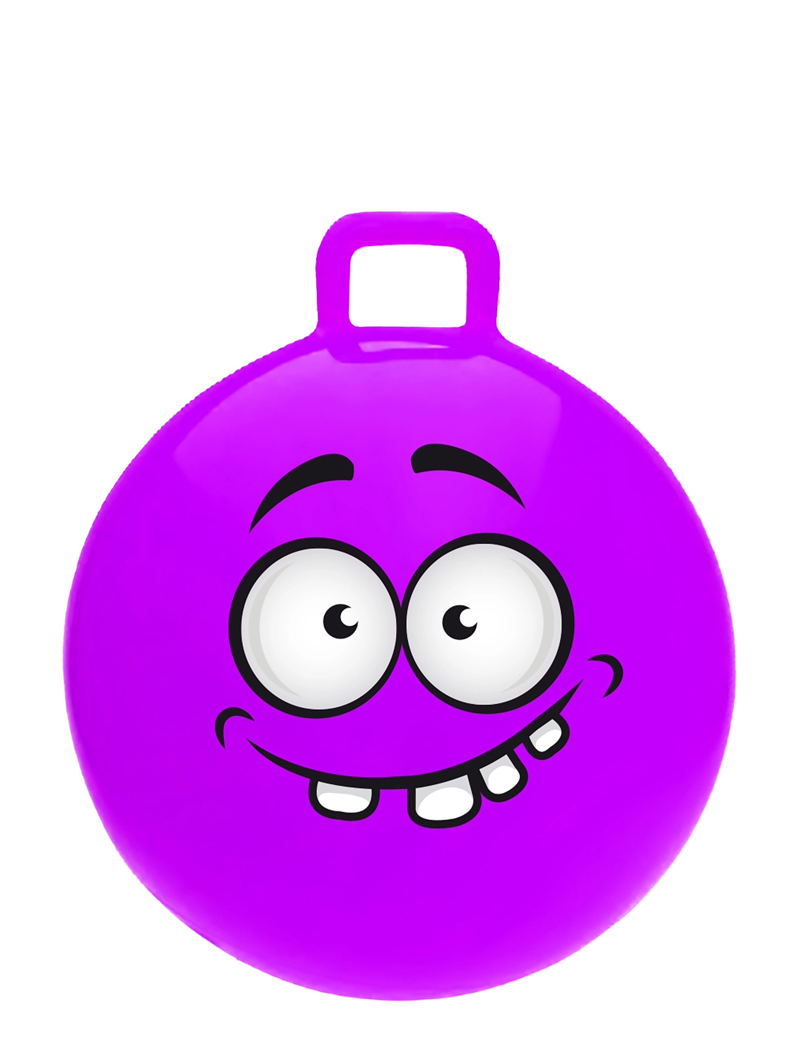 SportMe Skippyball Funny Face, 55cm Purple, 55 cm, Purple, Outdoor Legetøj > Jumping Legetøj, Børn