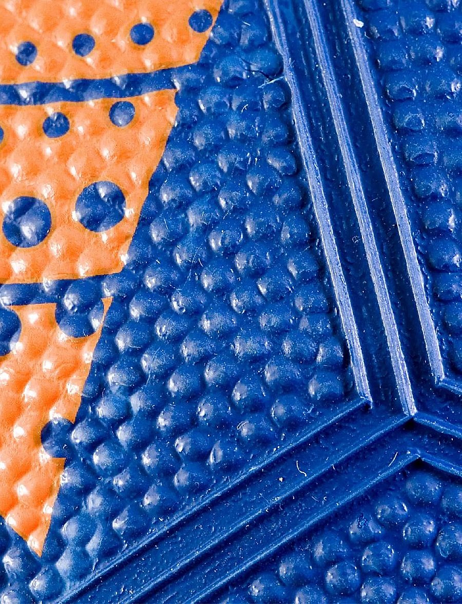 SportX - TFT - Street gummi Fodbold Blue/Orange Str. 5 - fotbollar - orange - 2